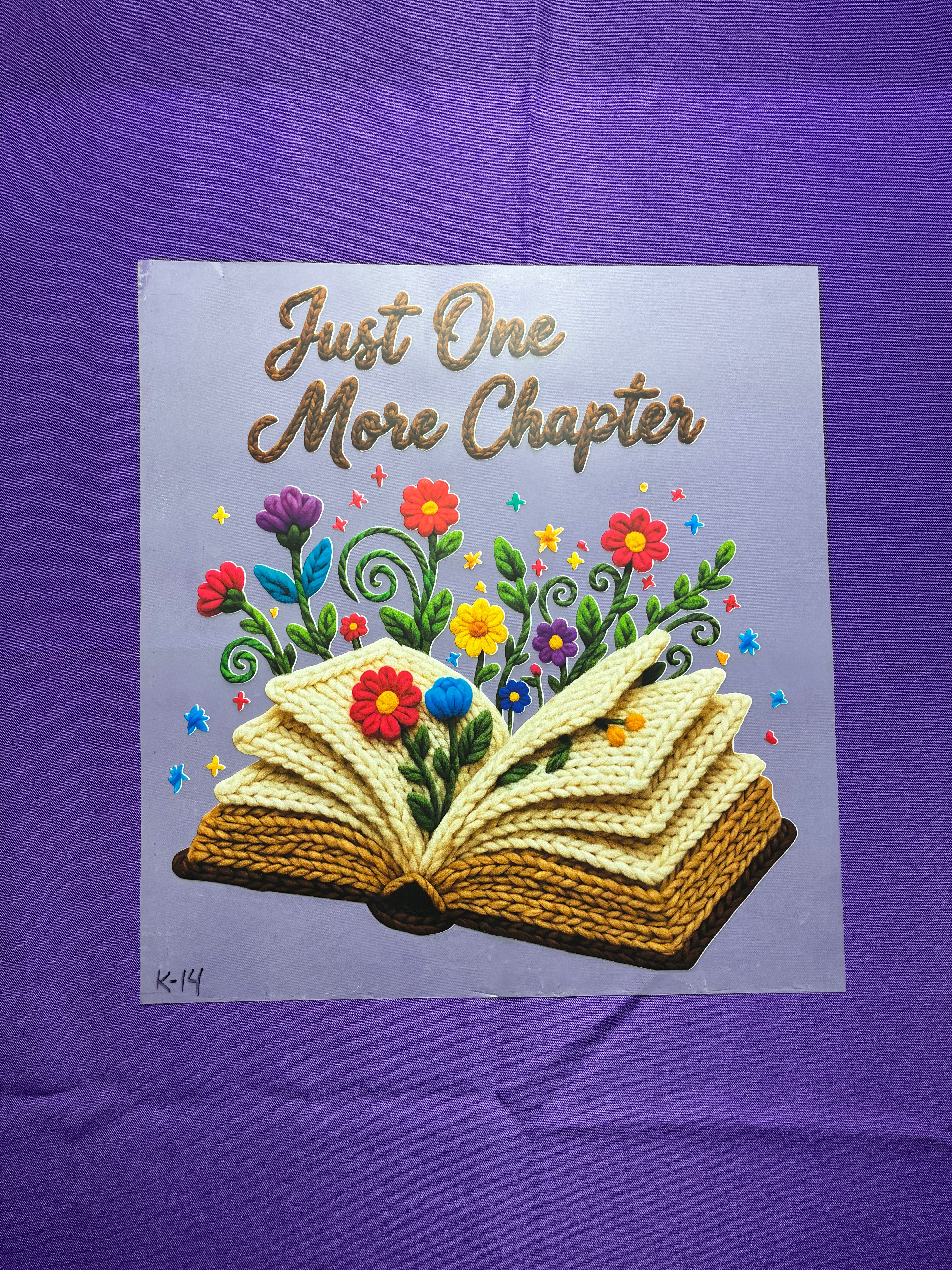 Just One Chapter Crochet Shirt Transfer