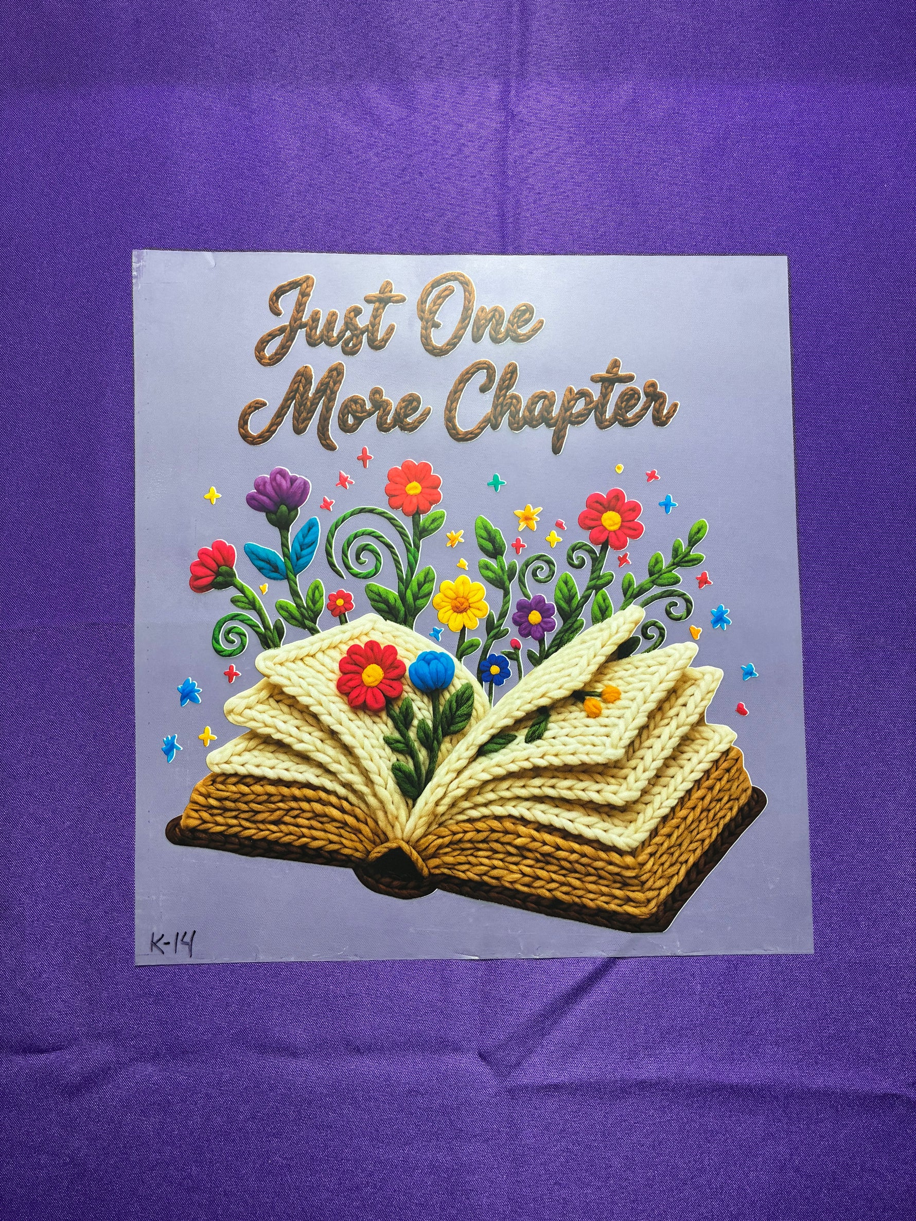 Just One Chapter Crochet Shirt Transfer