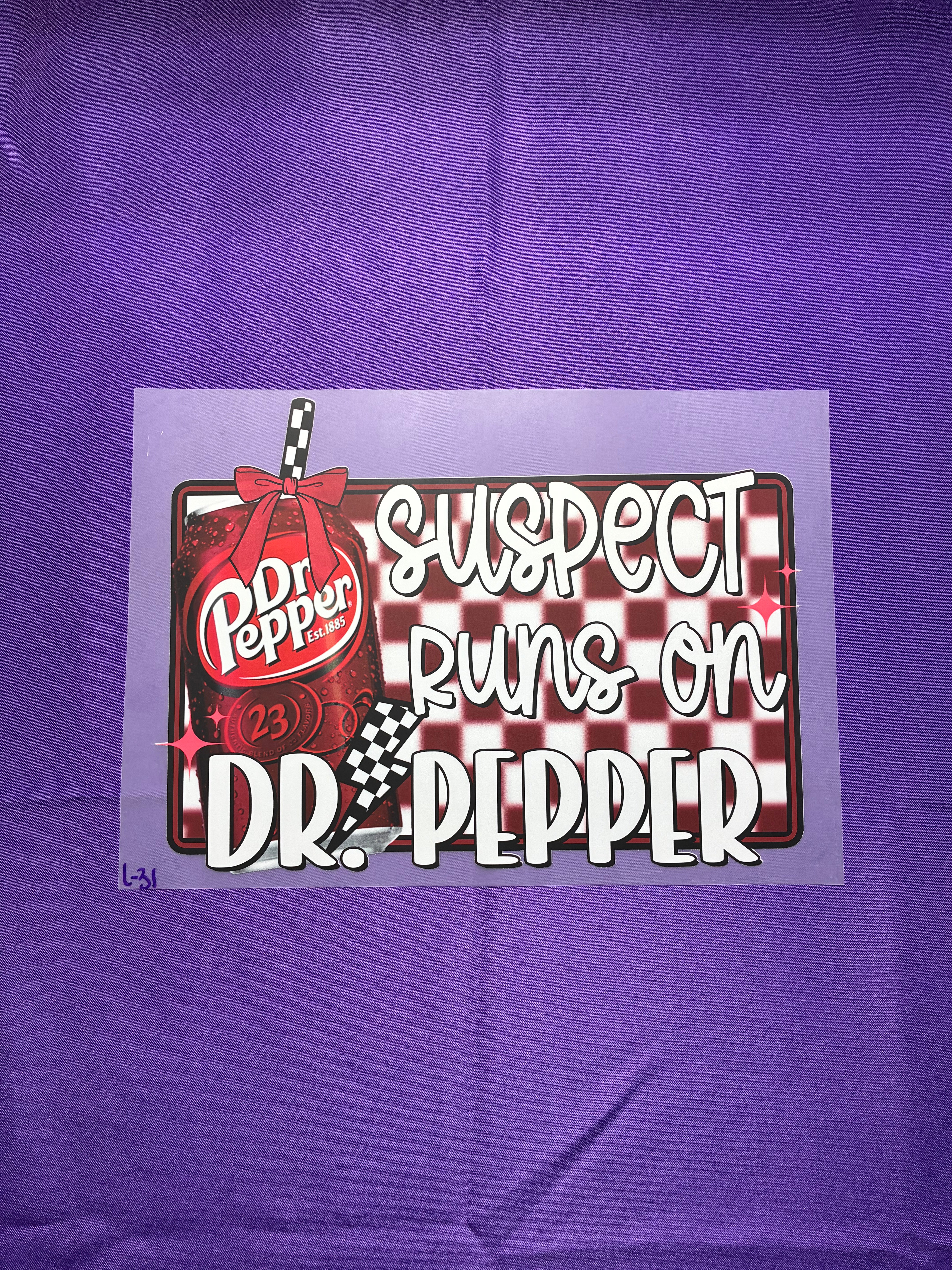Suspect Runs on DP Shirt Transfer
