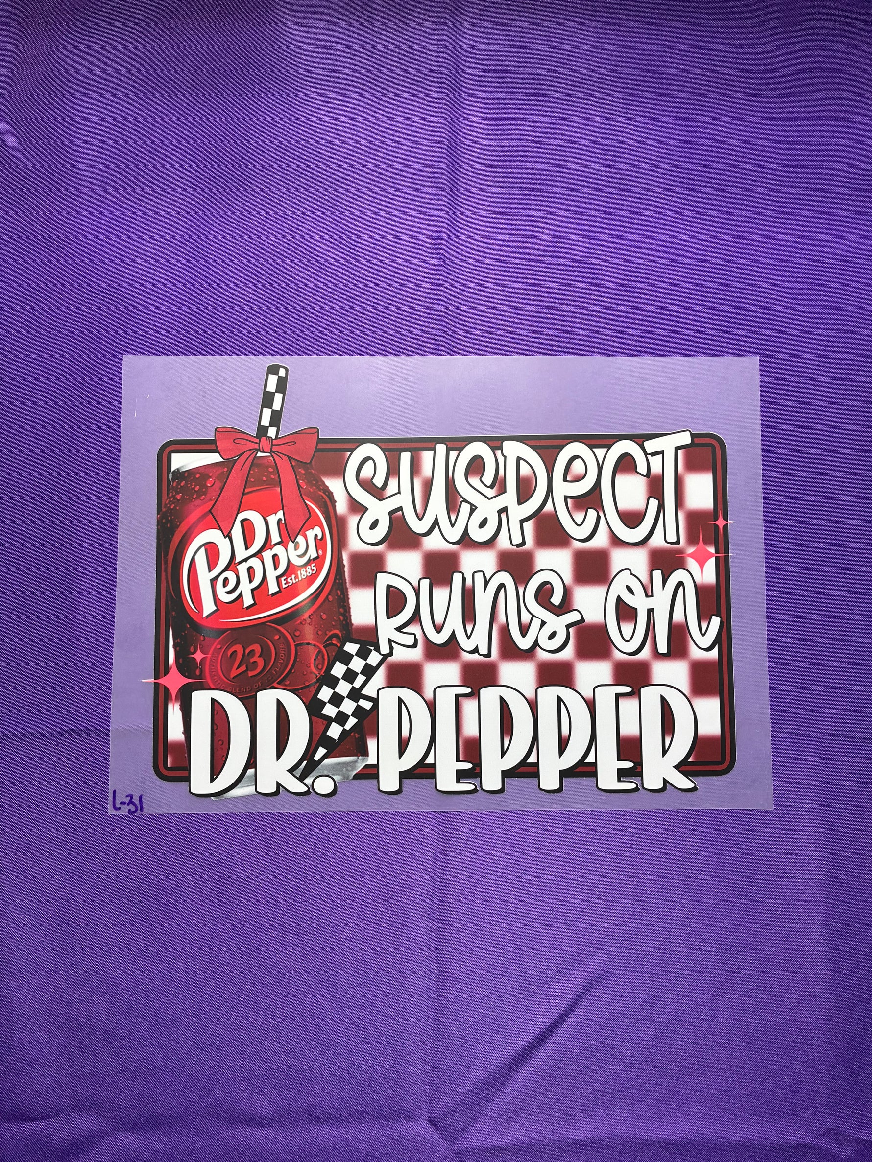 Suspect Runs on DP Shirt Transfer