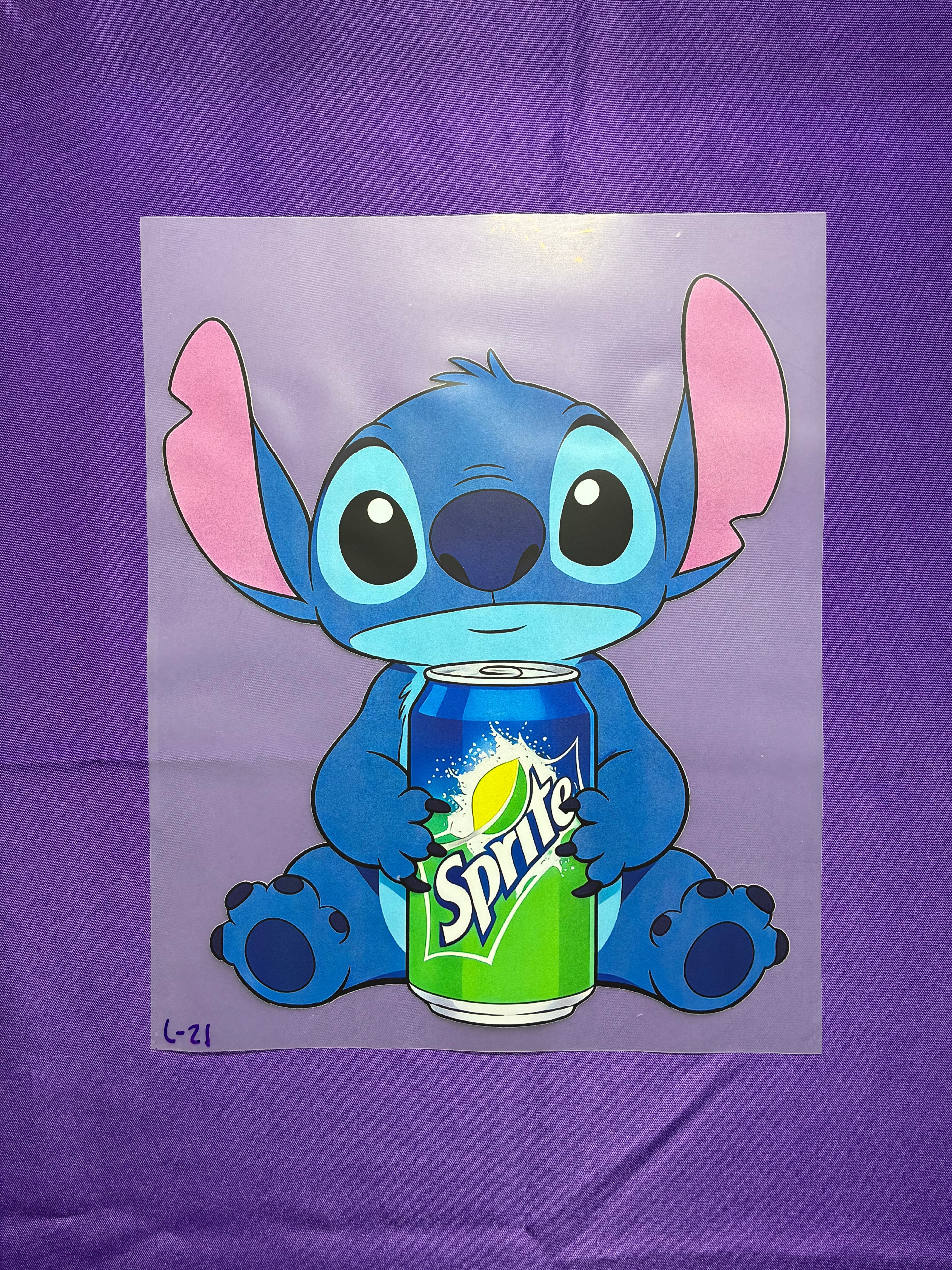 Blue Guy and Sprite Shirt Transfer