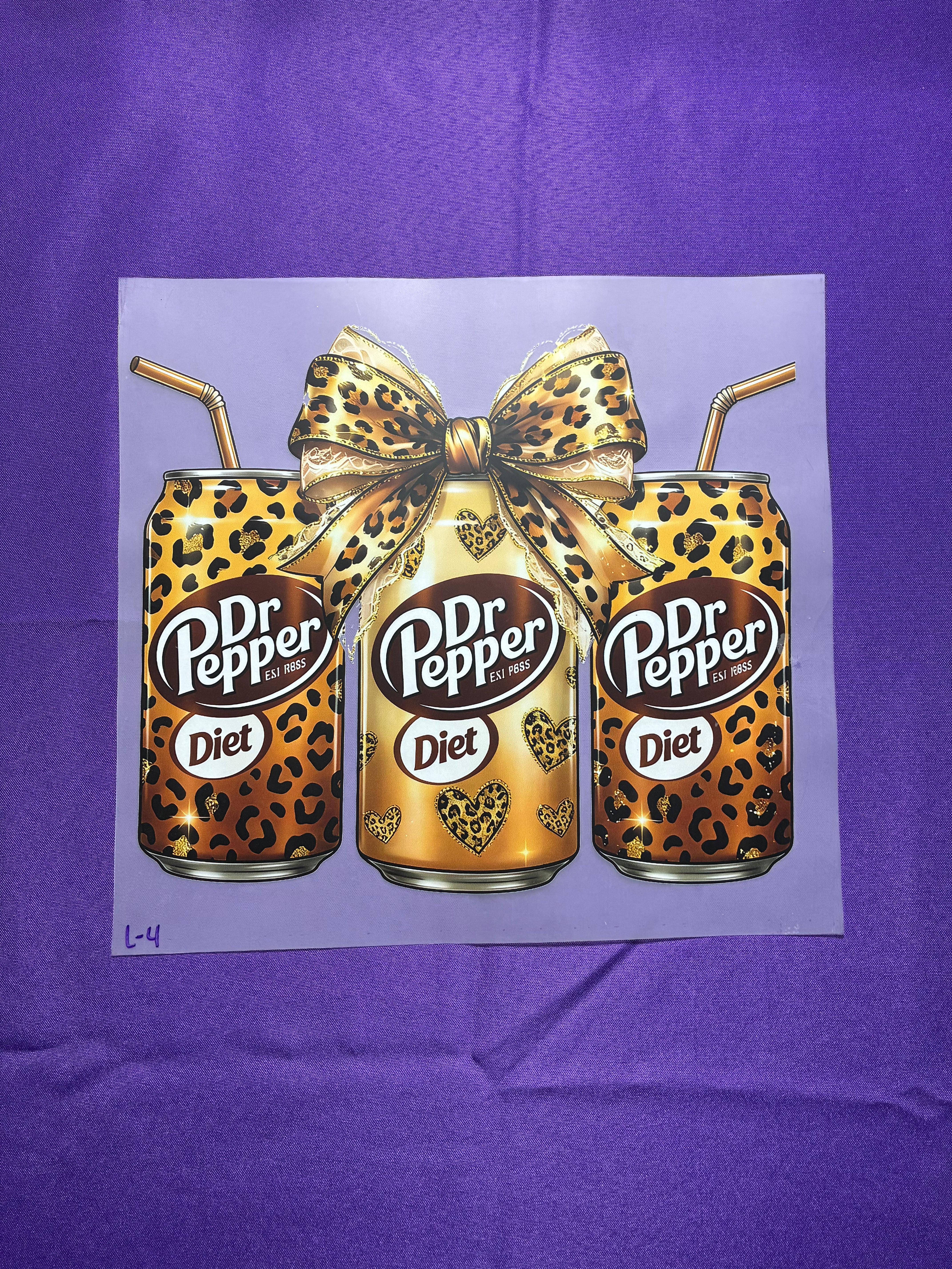 Leopard Cans Shirt Transfer