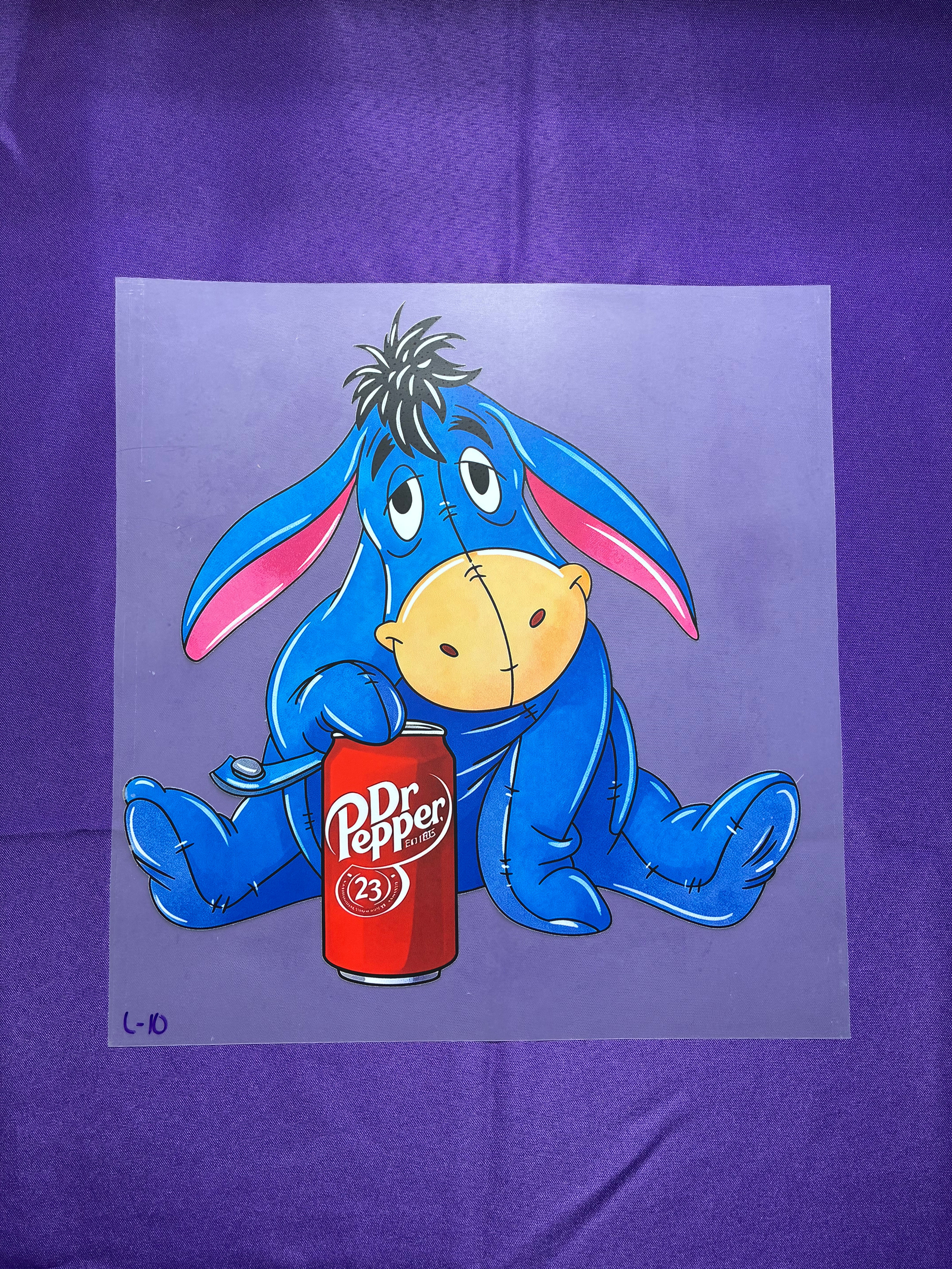 Soda and Cartoon Shirt Transfer
