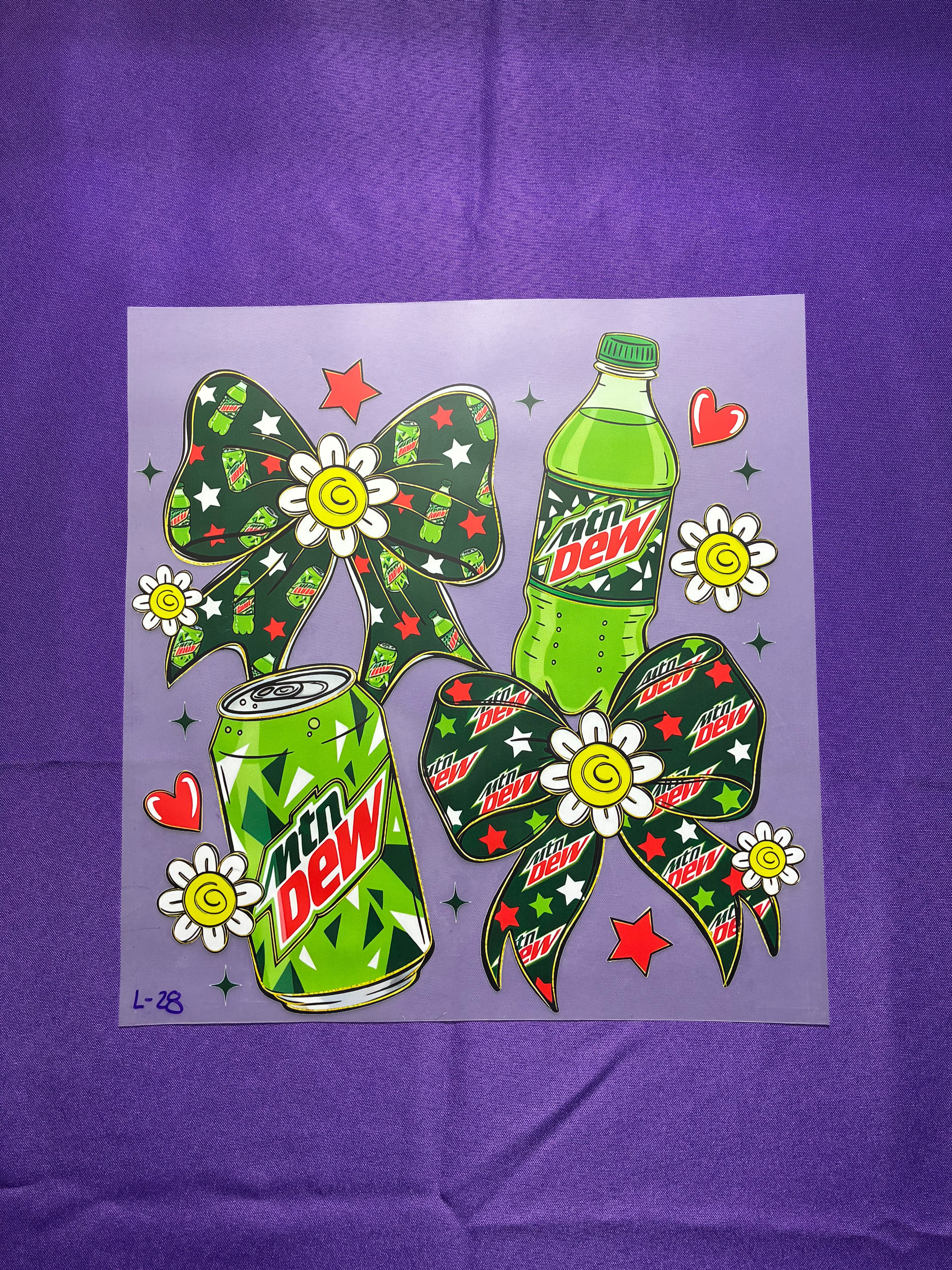 Mt Dew Bow Shirt Transfer