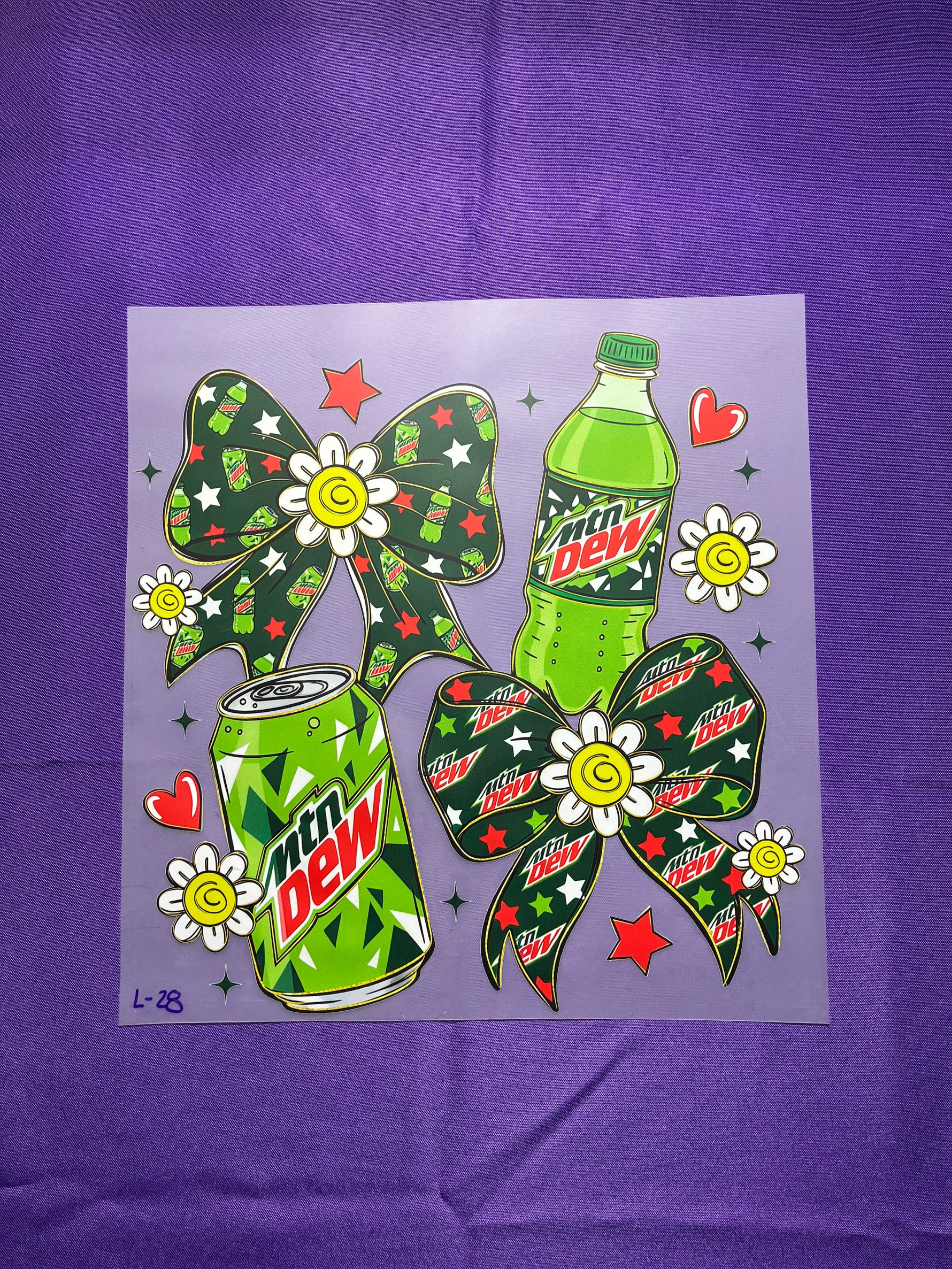 Mt Dew Bow Shirt Transfer