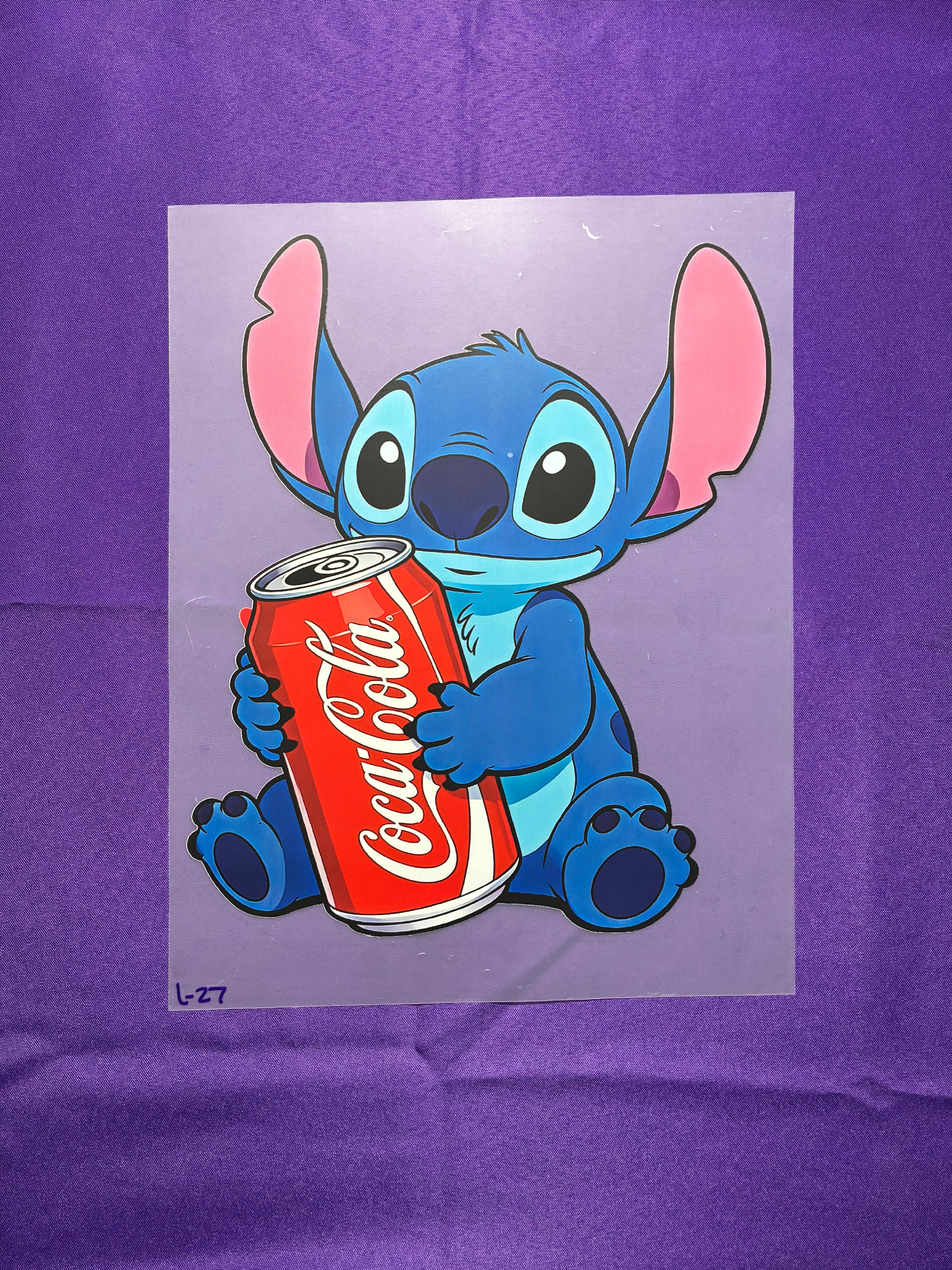 Blue Guy and Coke Shirt Transfer