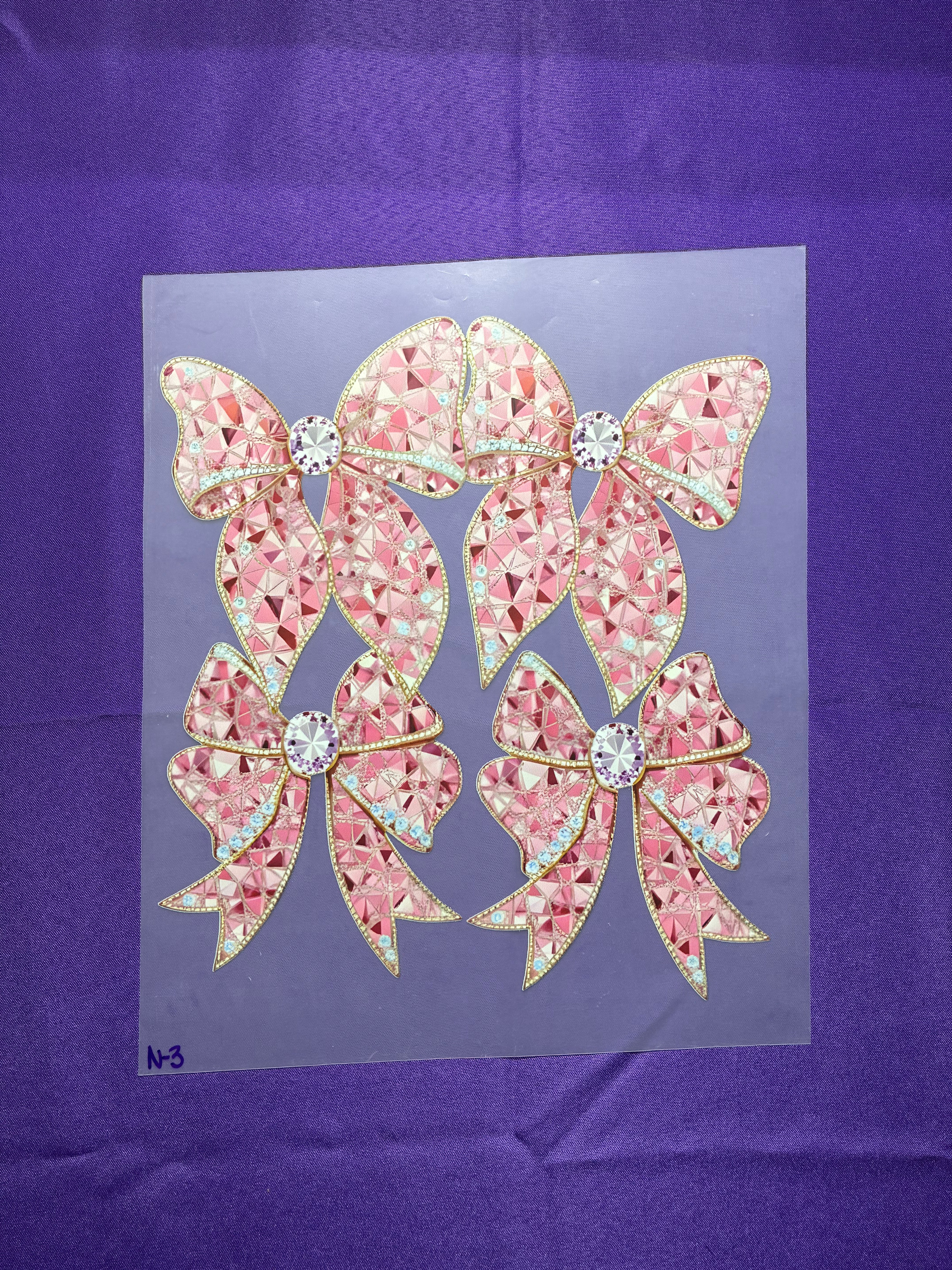 Diamond Bows Shirt Transfer
