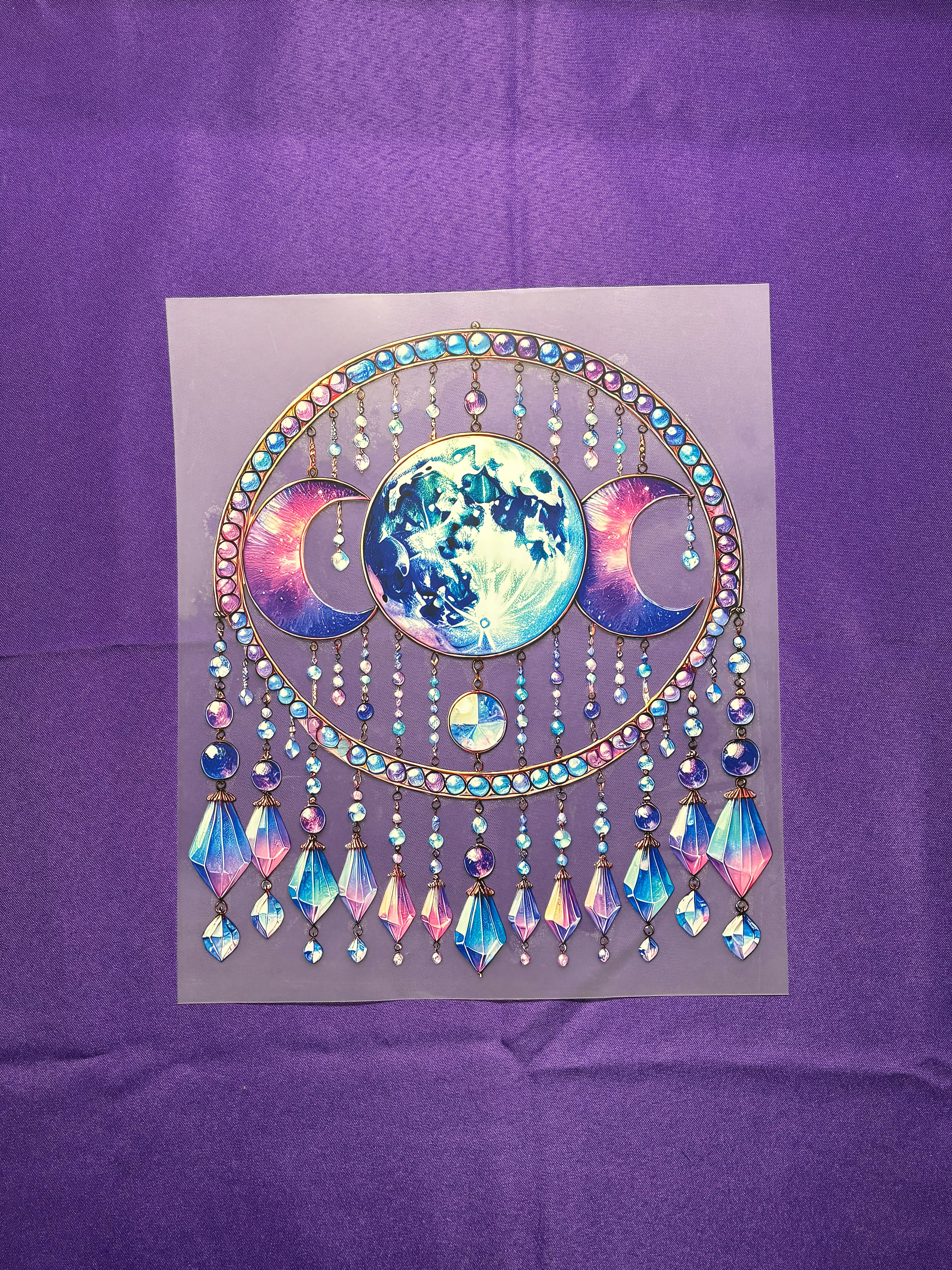 Moon and Jewels Shirt Transfer