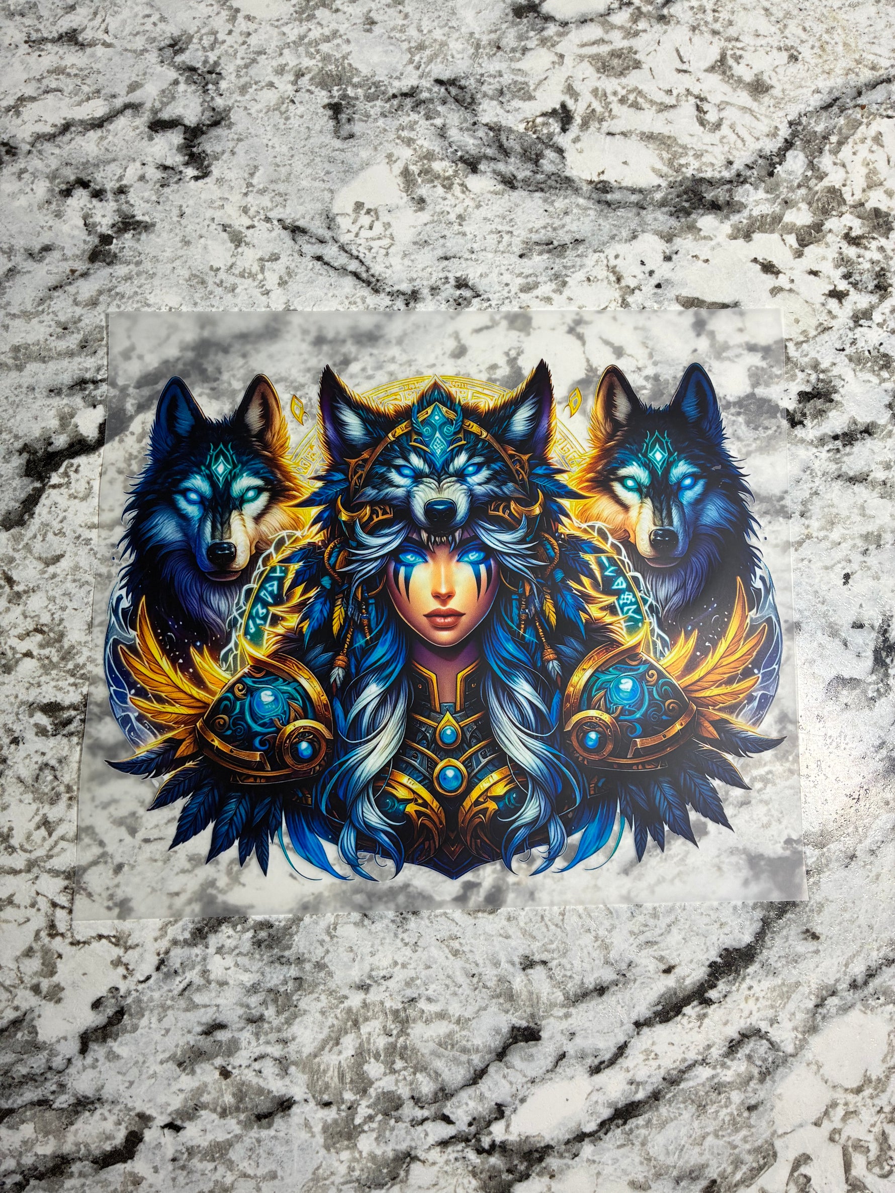 Fantasy Wolves Shirt Transfers
