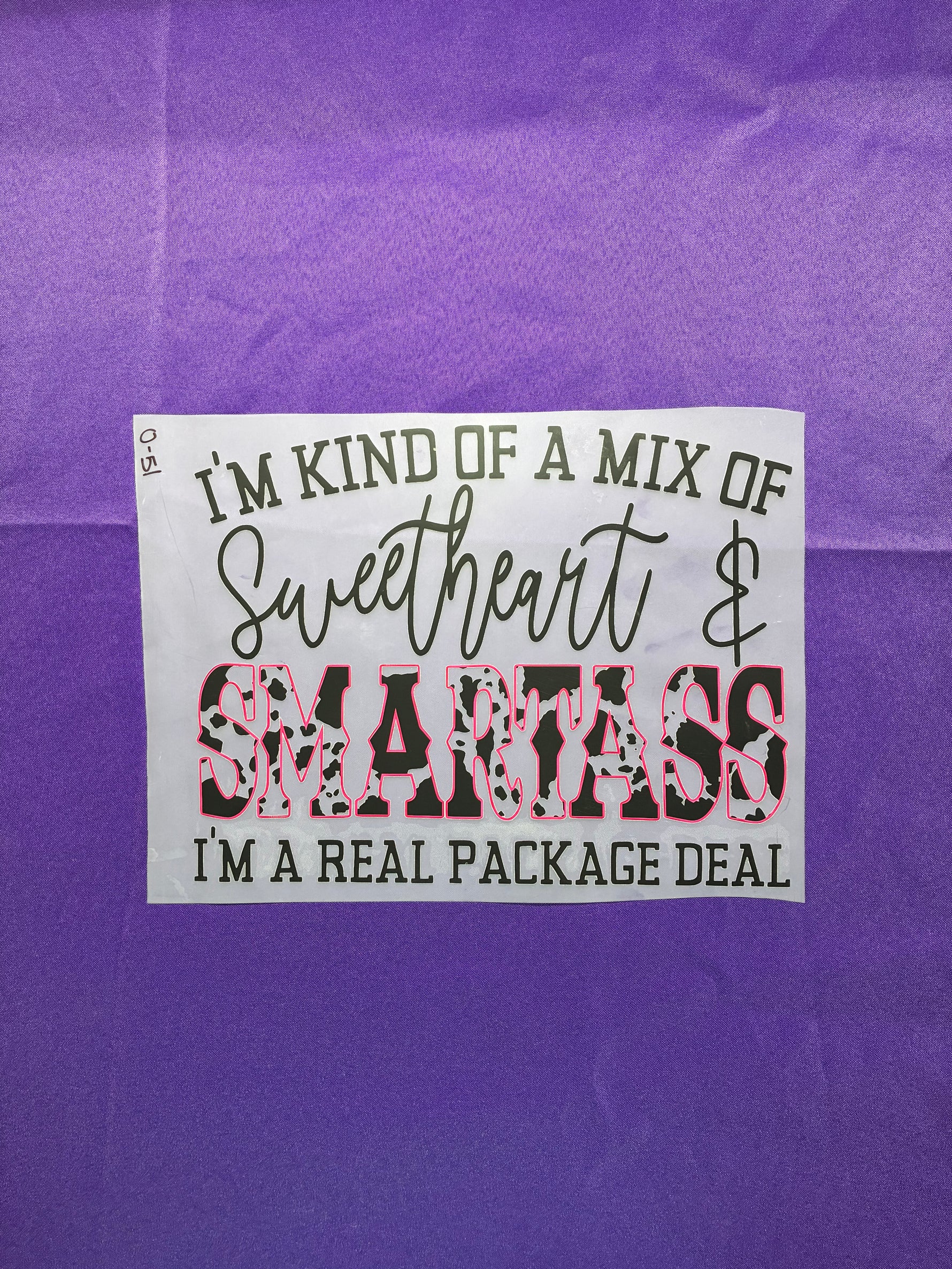 Package Deal  #51 Shirt Transfer