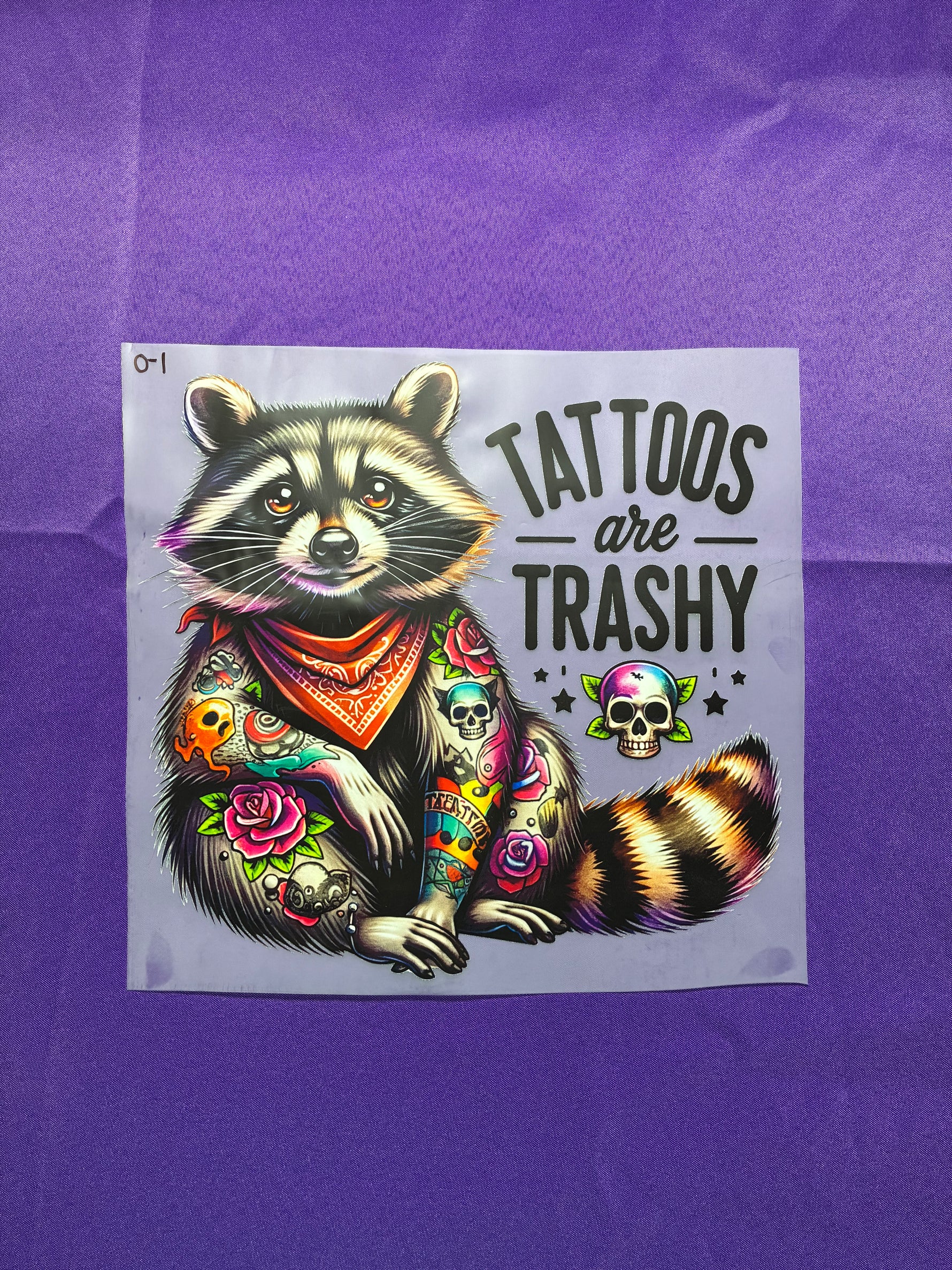 Tattoos #1 Shirt Transfer