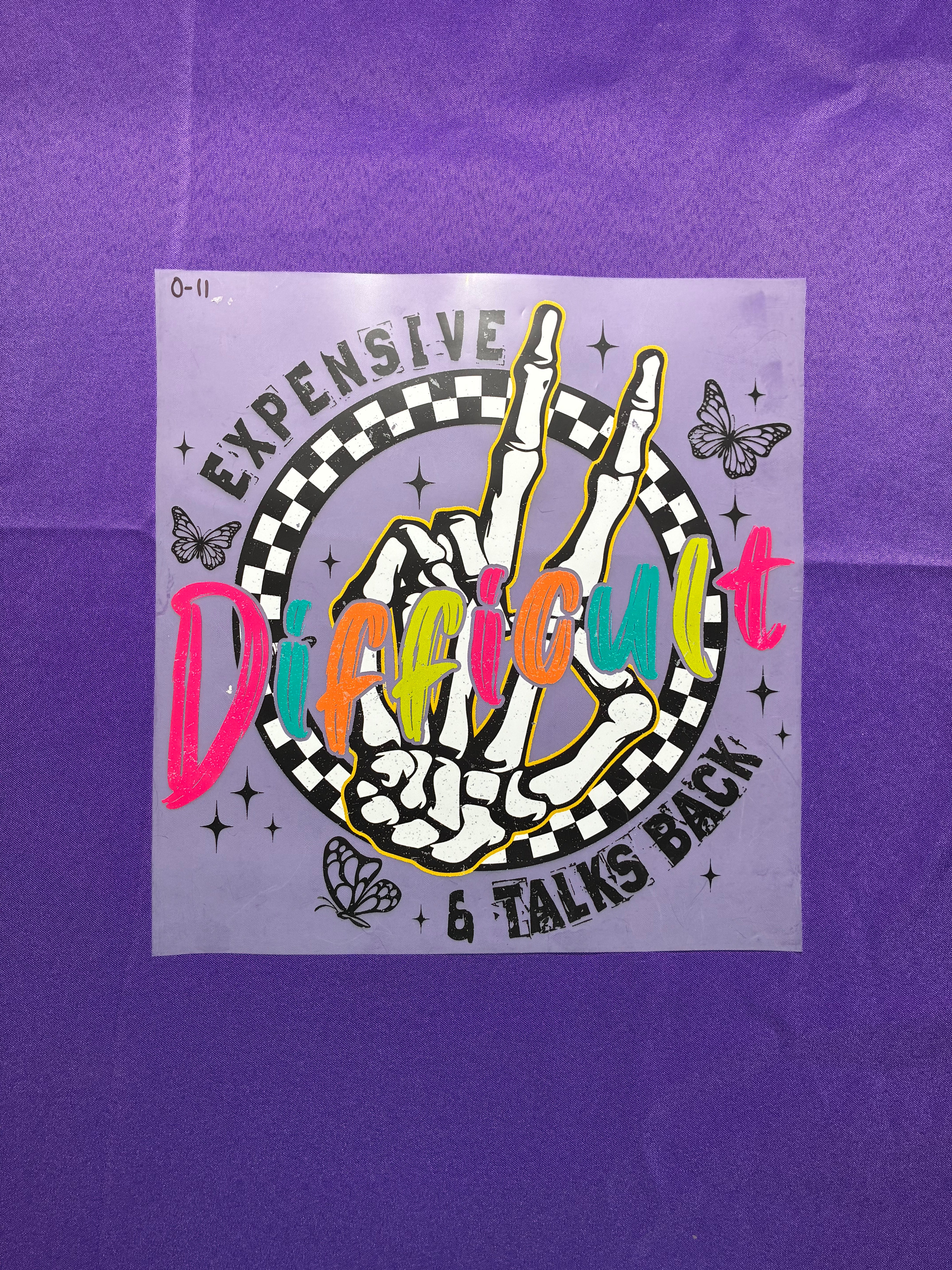 Difficult #11 Shirt Transfer
