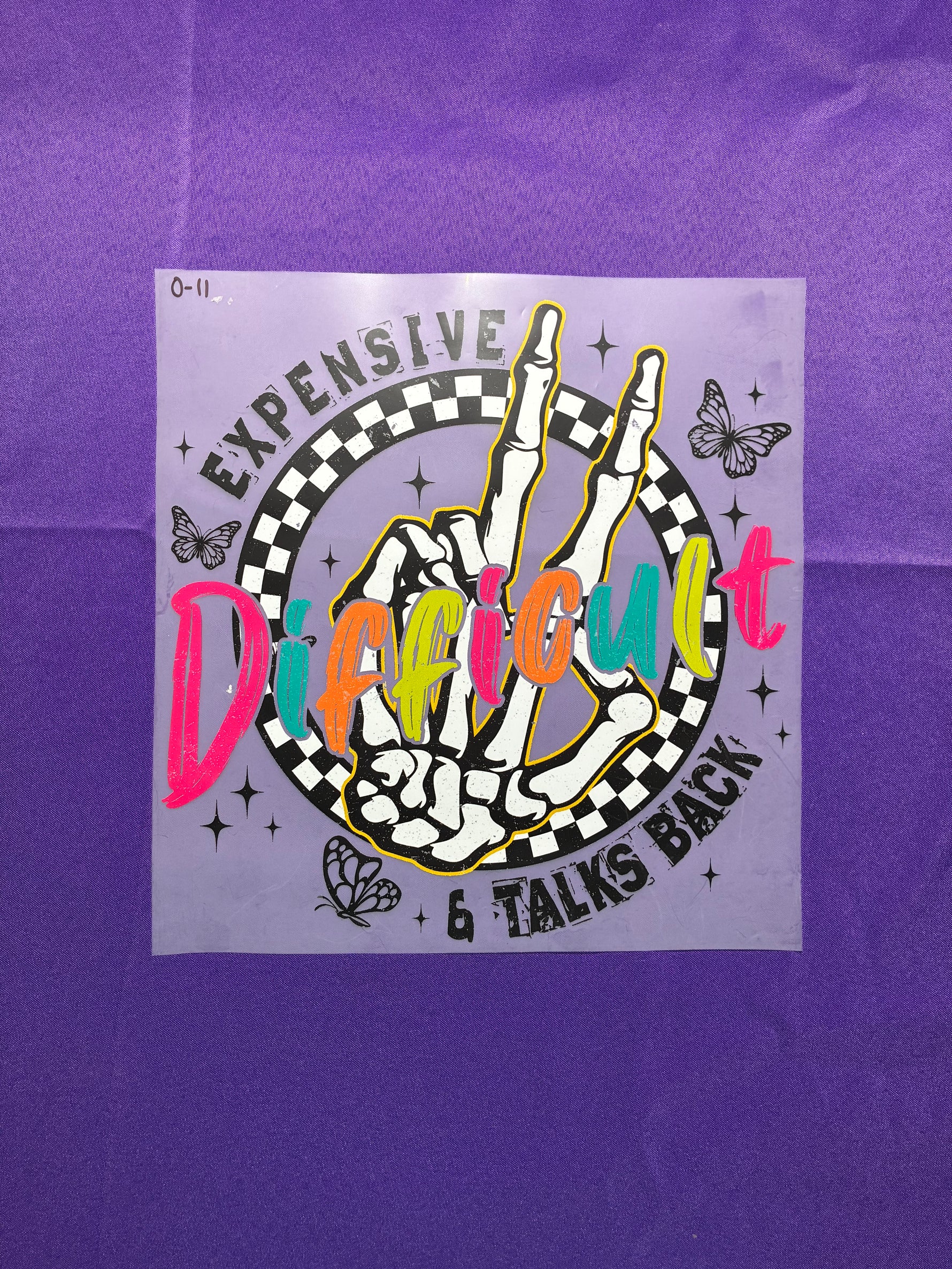 Difficult #11 Shirt Transfer