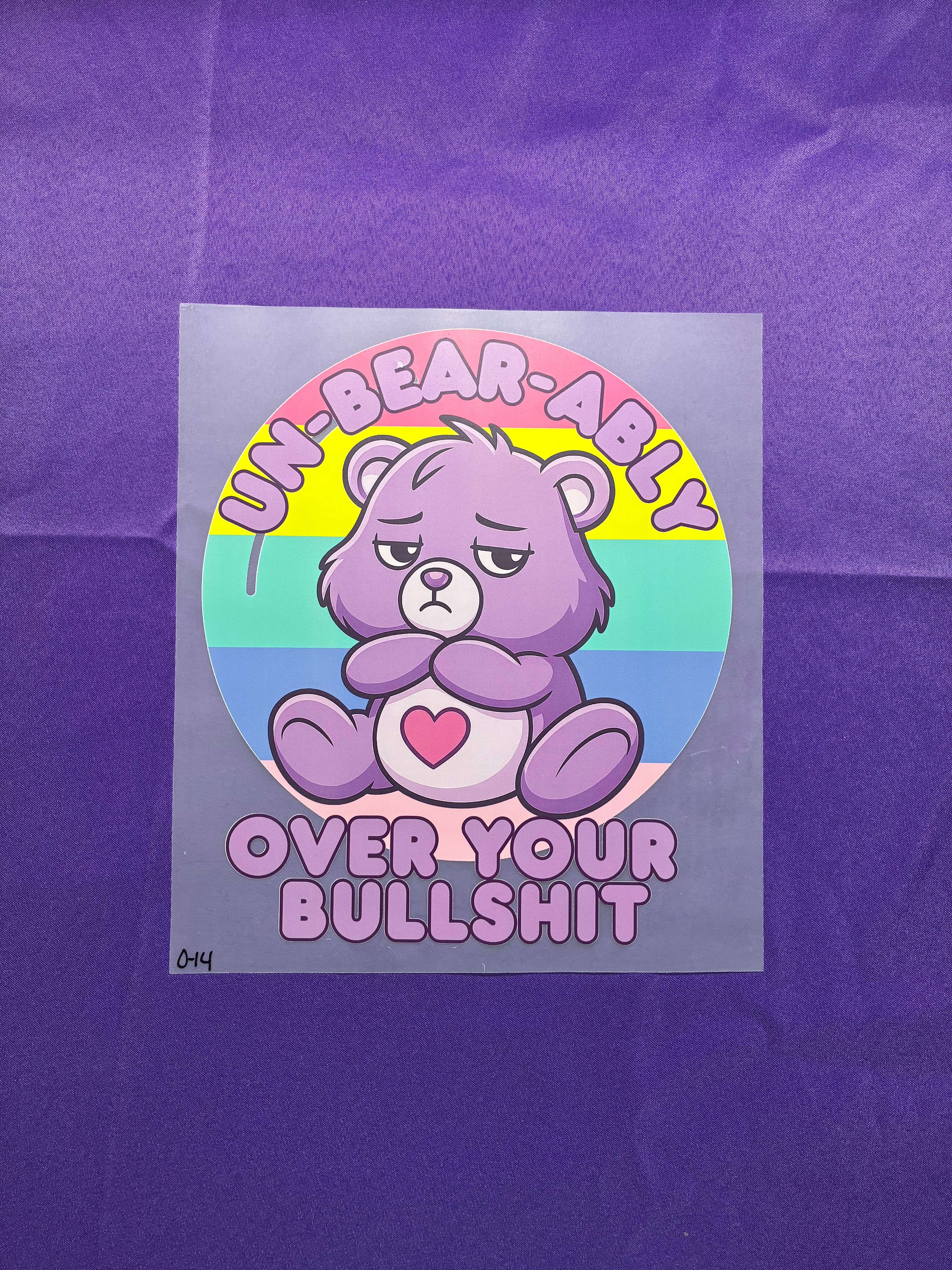 Un bear ably #14 Shirt Transfer