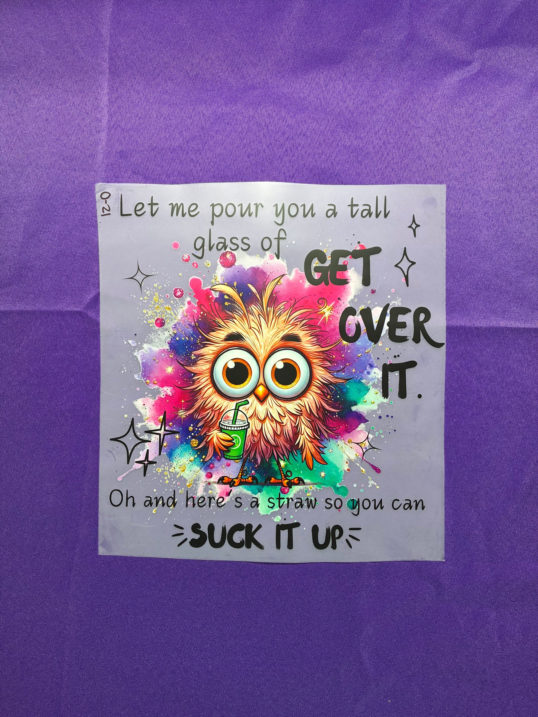 Suck it up #21 Shirt Transfer