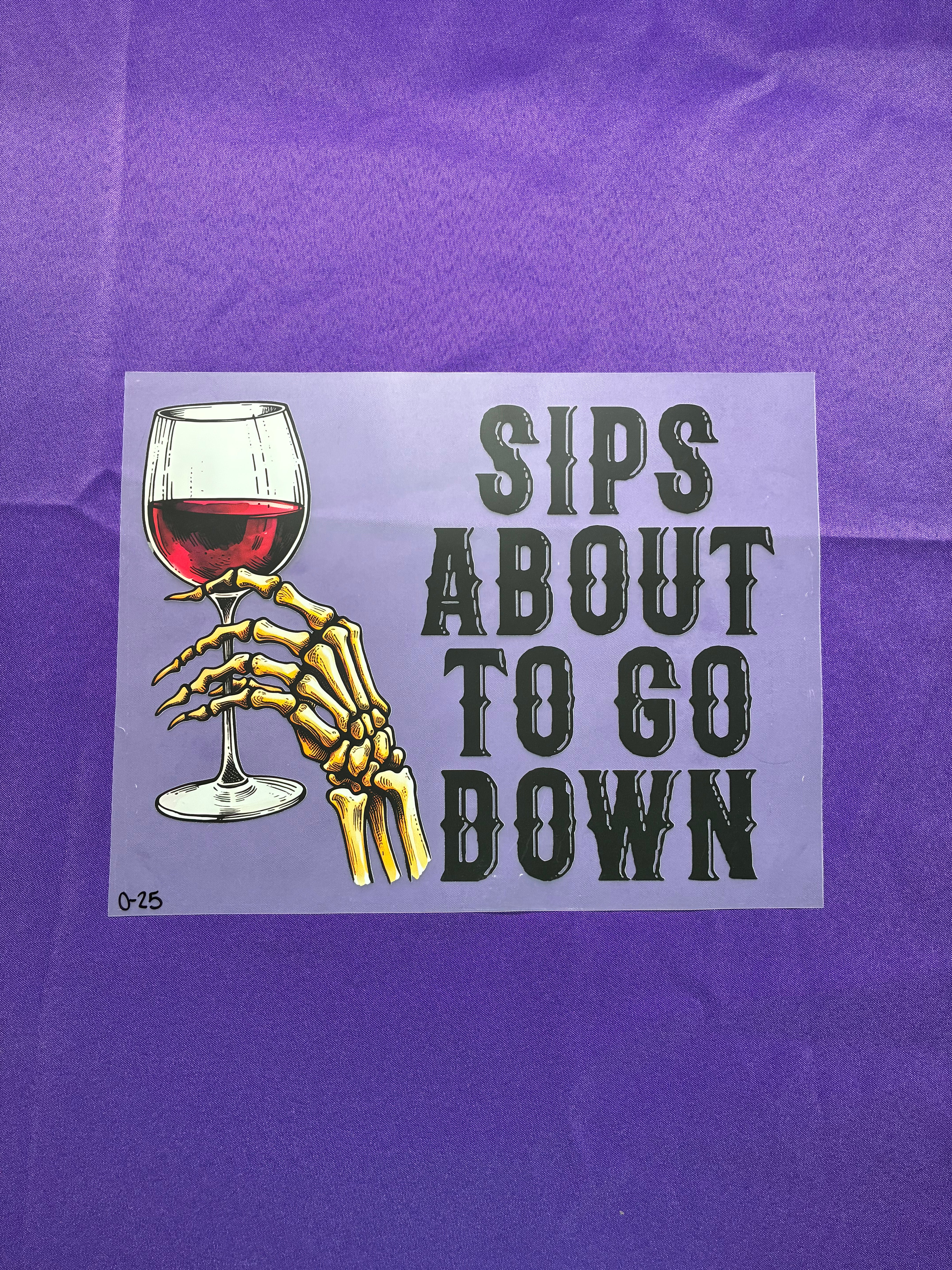 Sips #25 Shirt Transfer