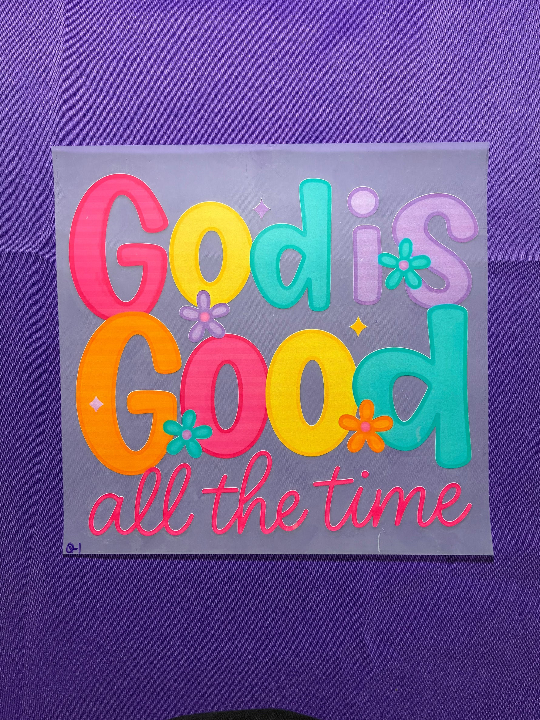 God is Good Shirt Transfers