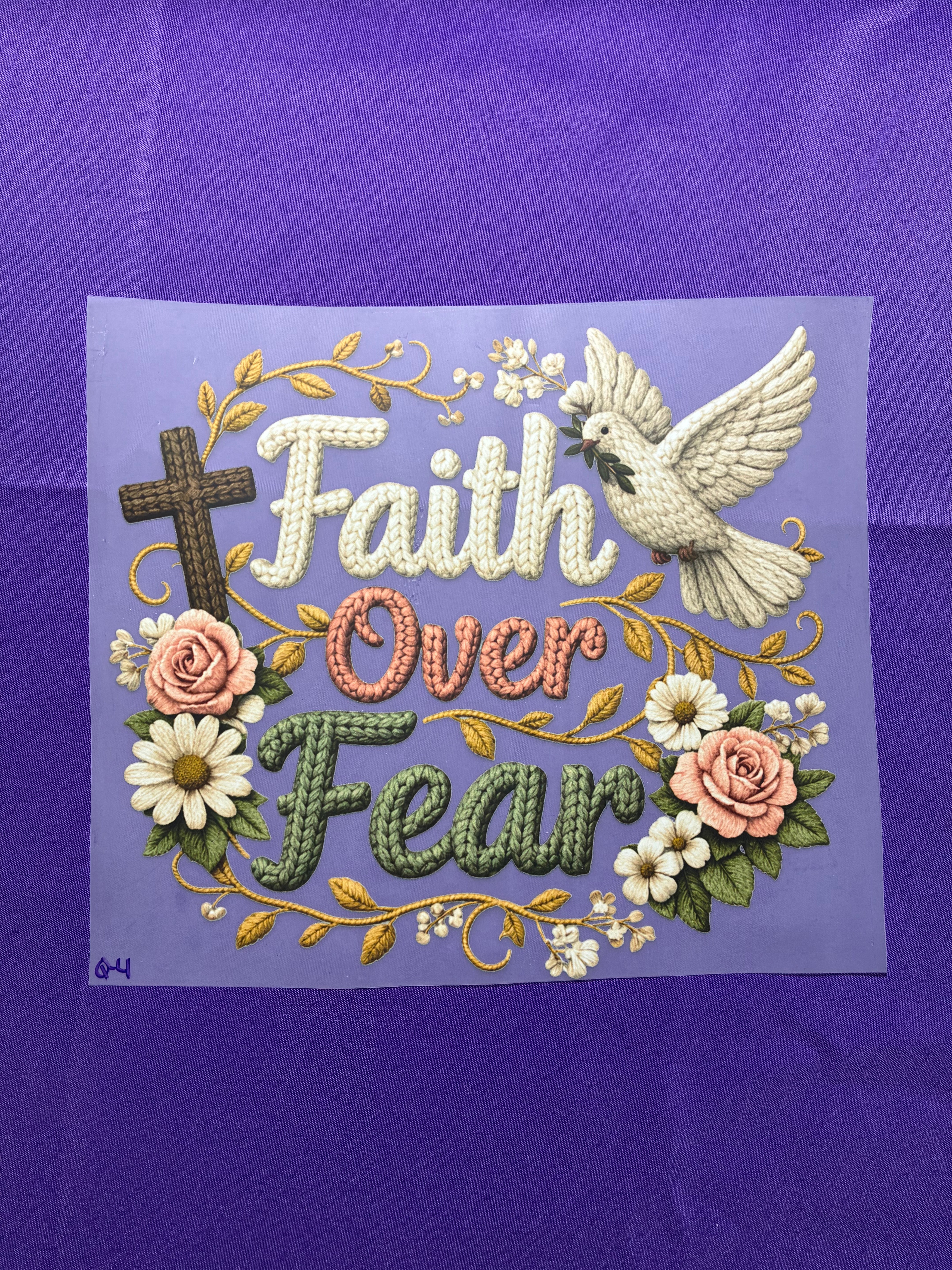 Faith over Fear #4 Shirt Transfers