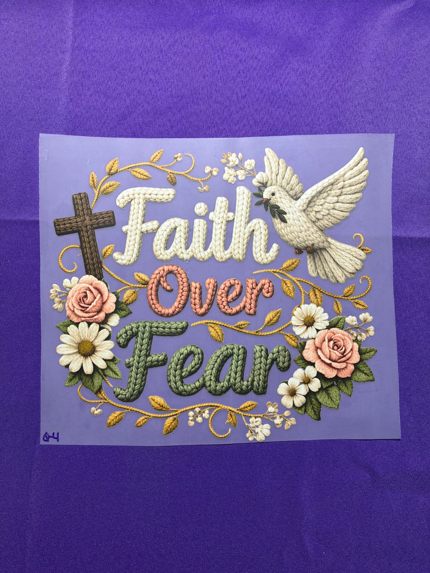Faith over Fear #4 Shirt Transfers