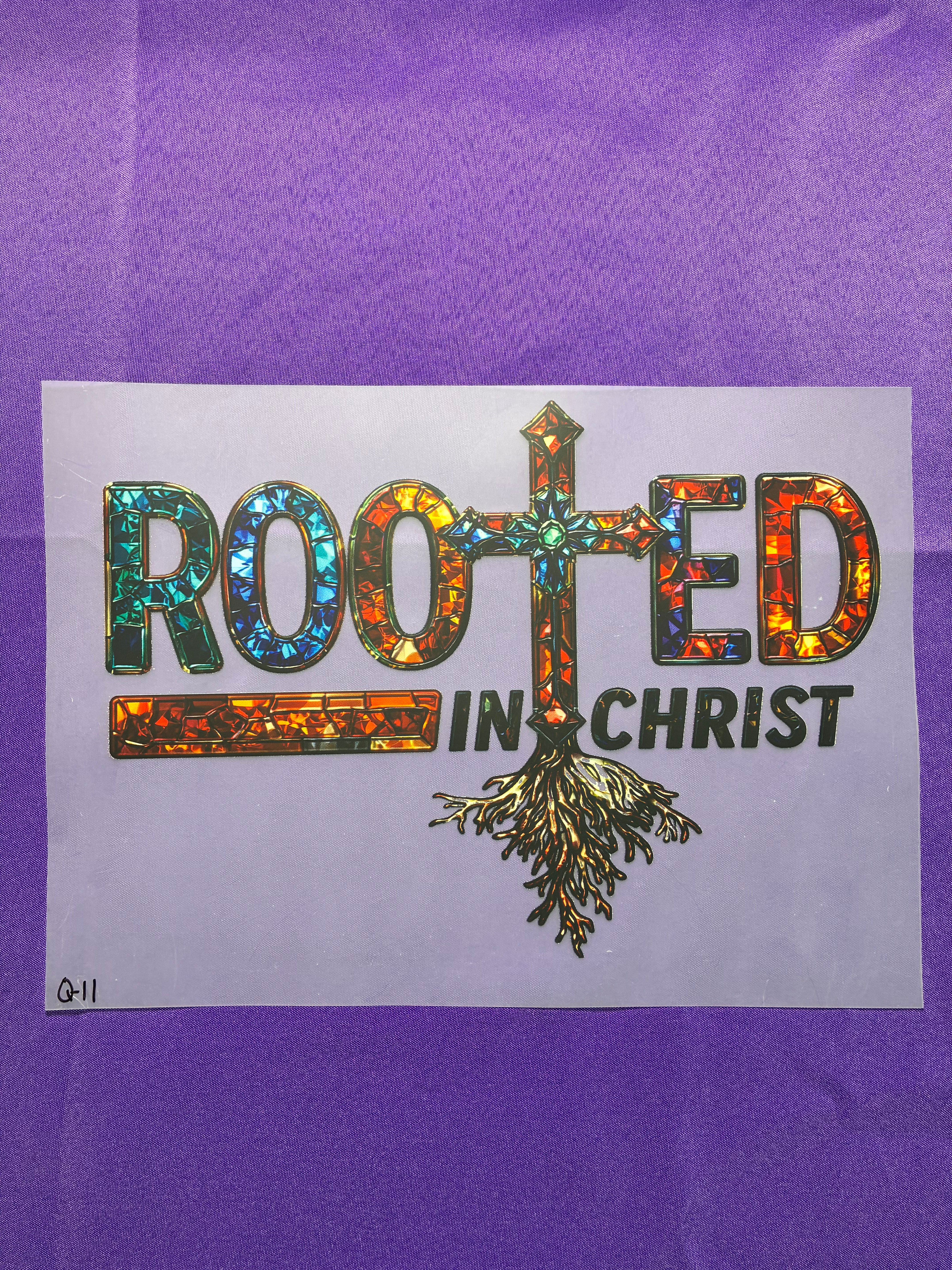 Rooted #11 Shirt Transfer