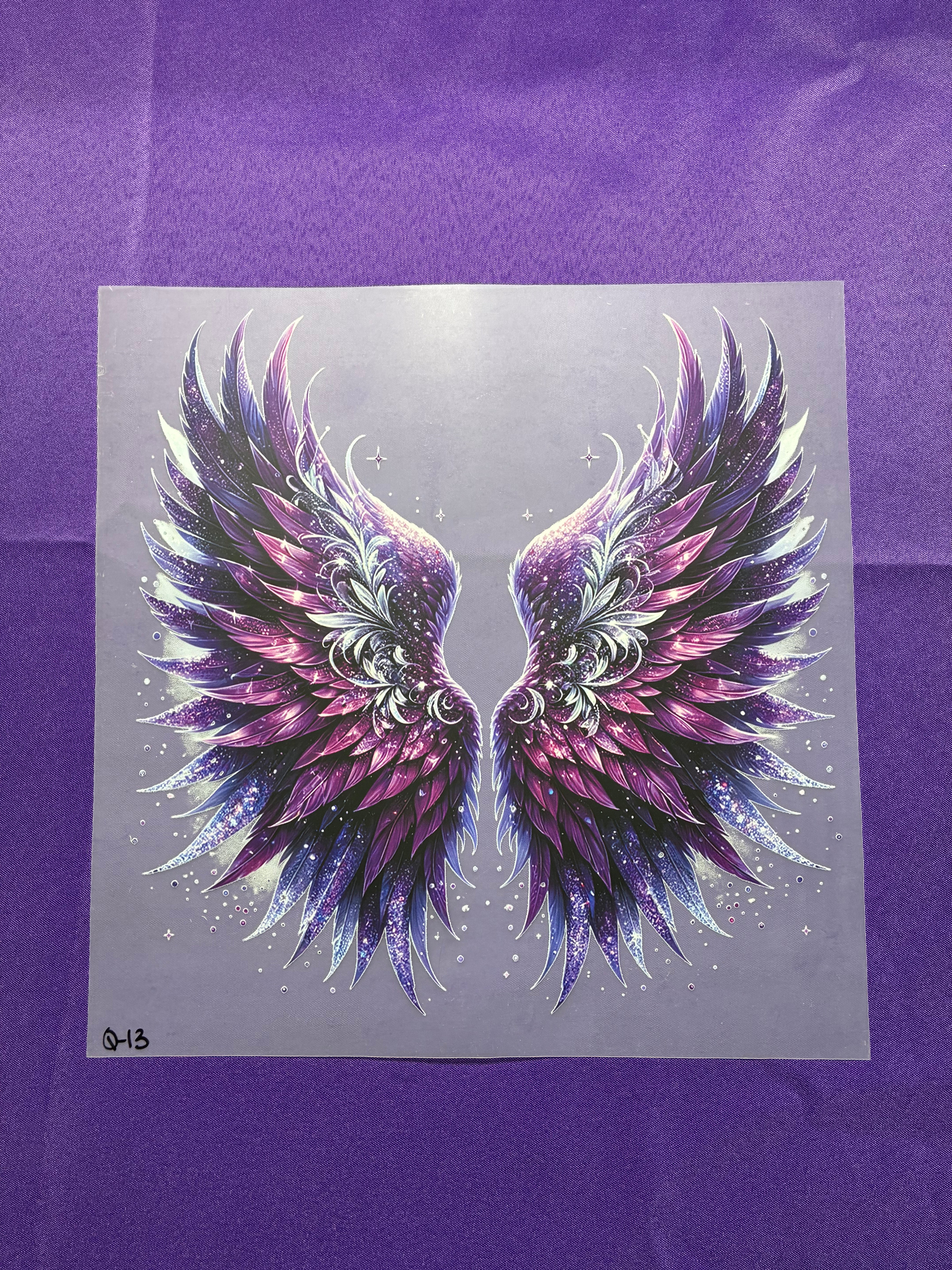 Purple Wings #13 Shirt Transfer