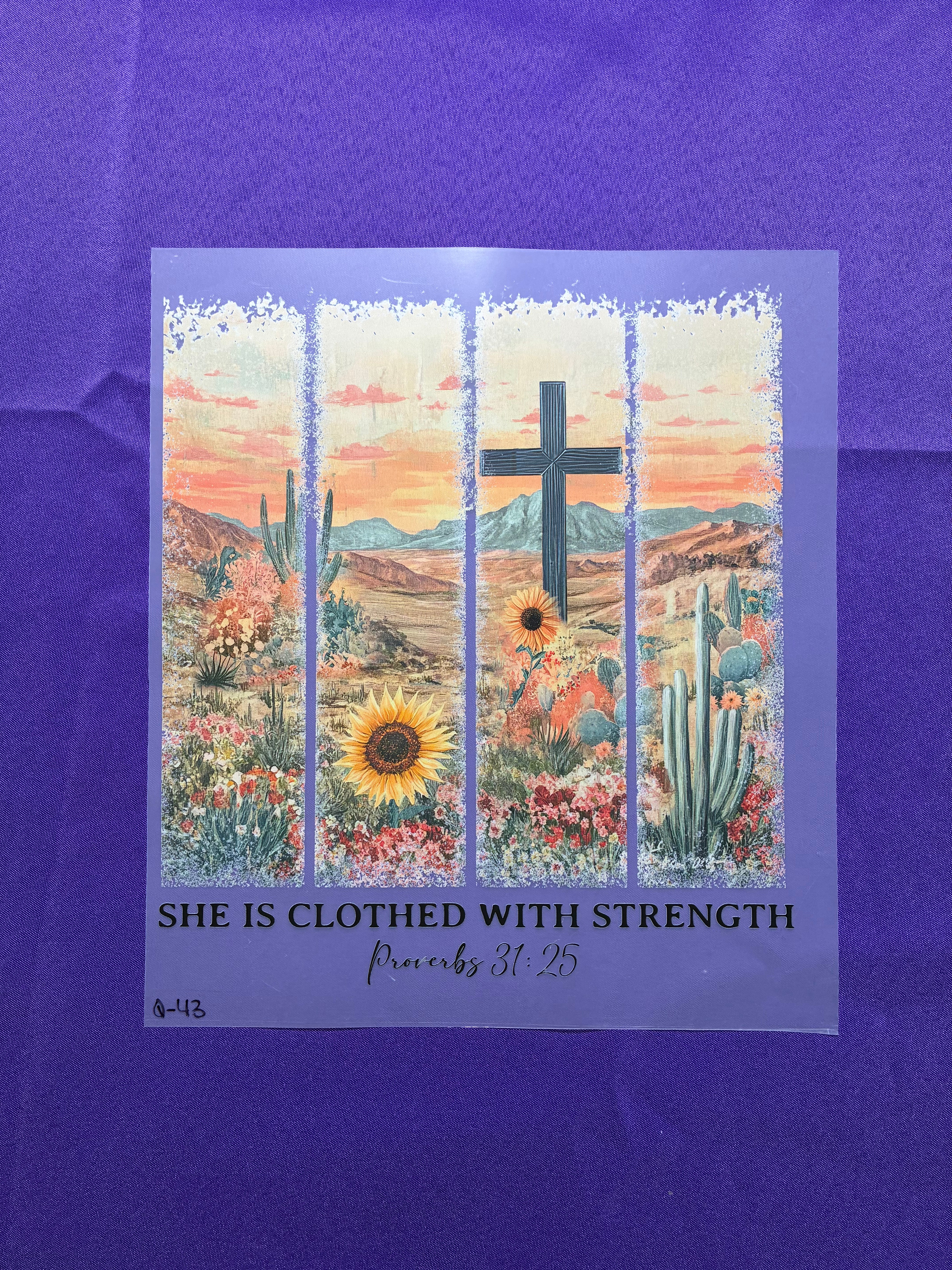 She is Clothed #43 Shirt Transfer