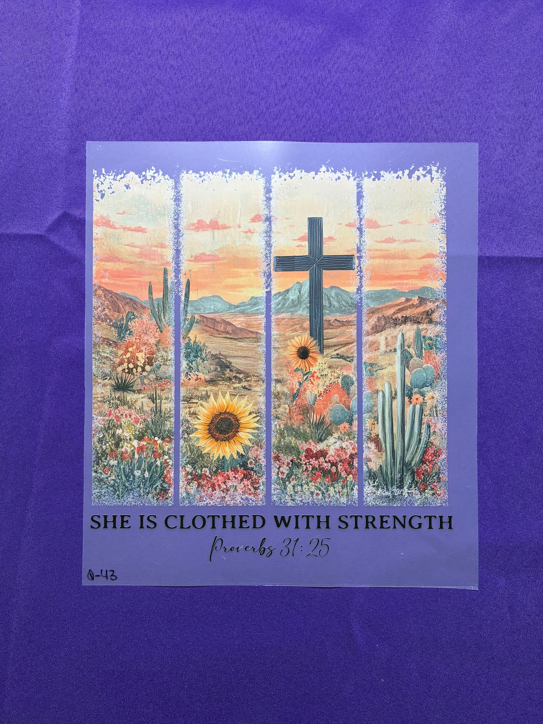 She is Clothed #43 Shirt Transfer