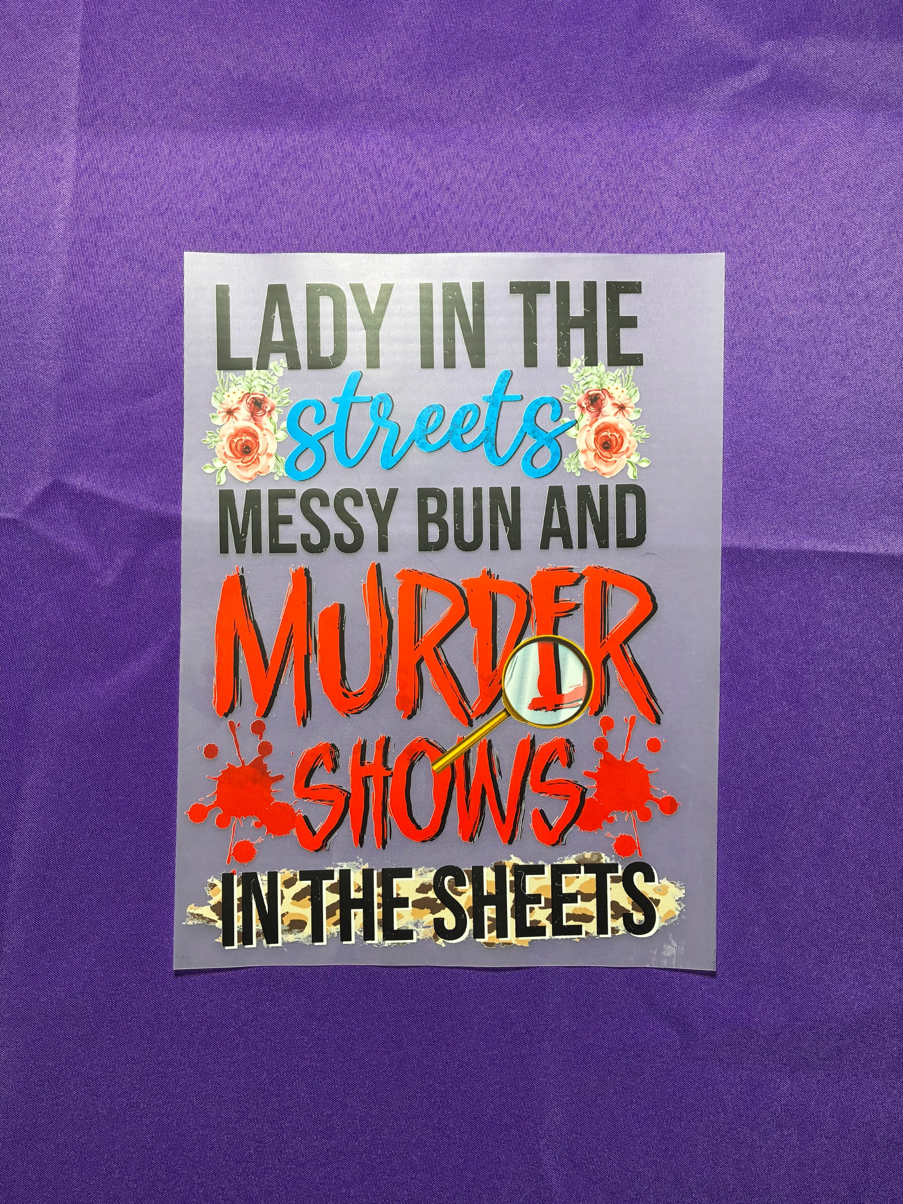 Murder Shows Shirt Transfers