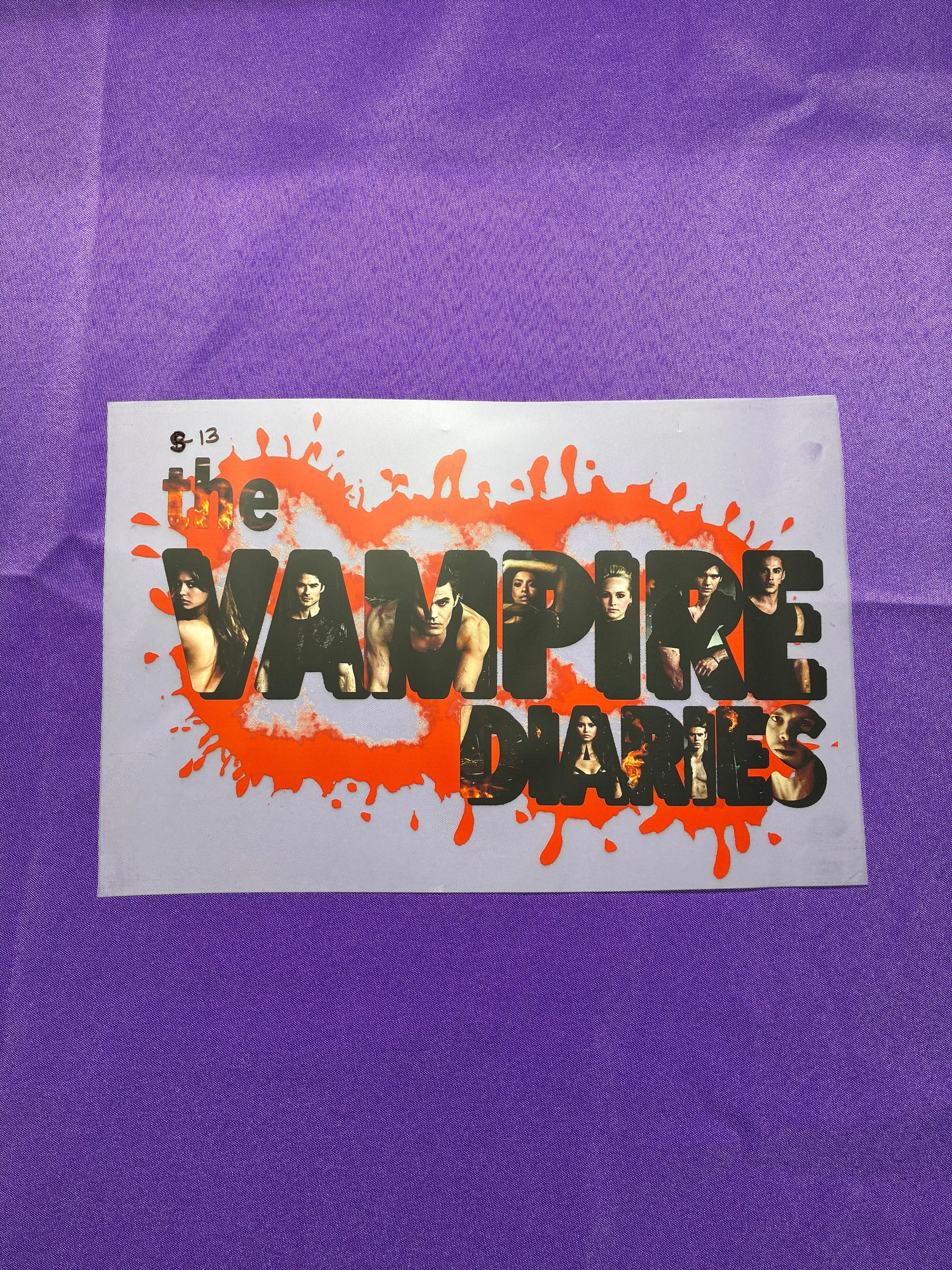Vampires Shirt Transfers