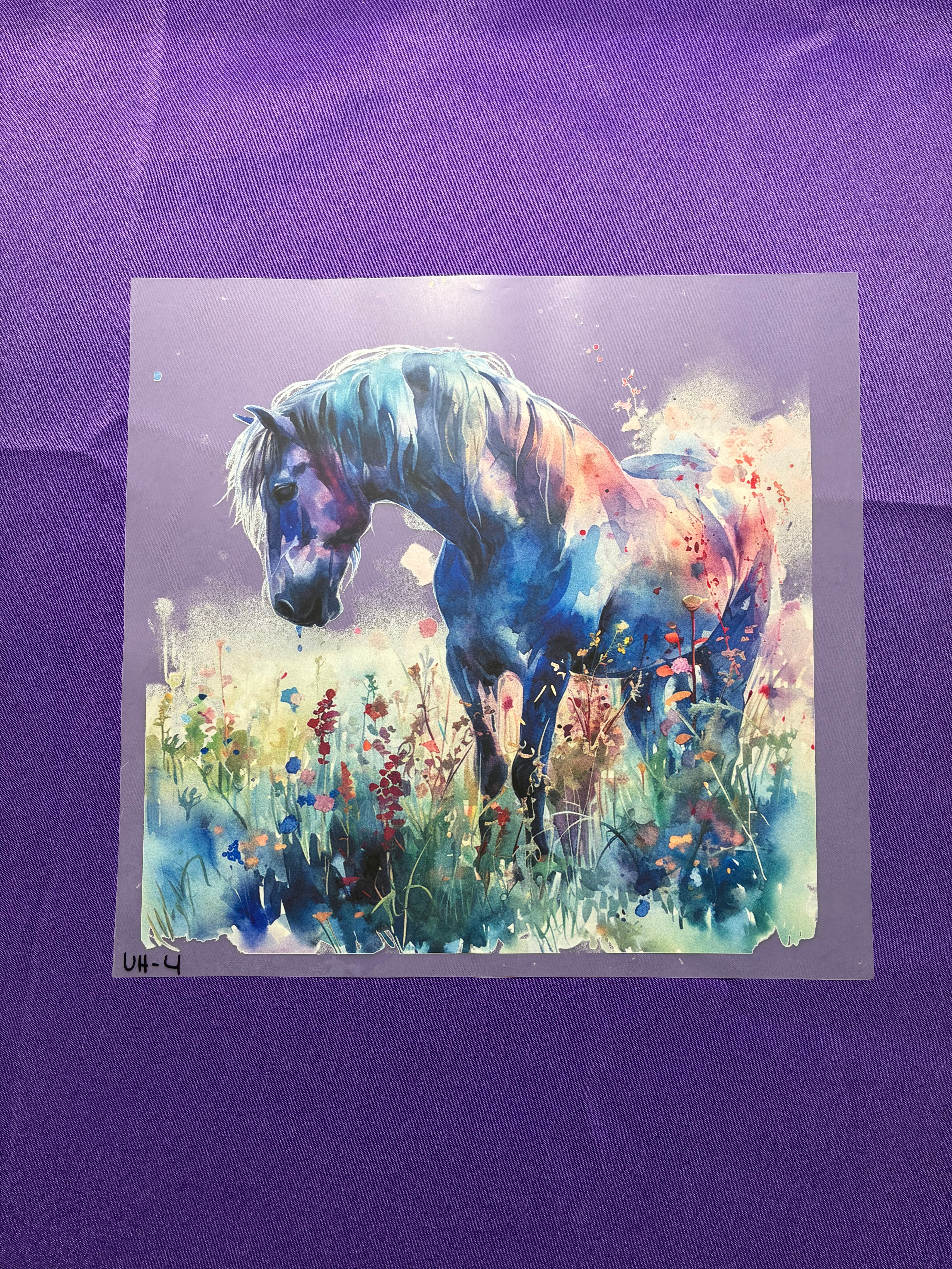 Watercolor Horse Shirt Transfers
