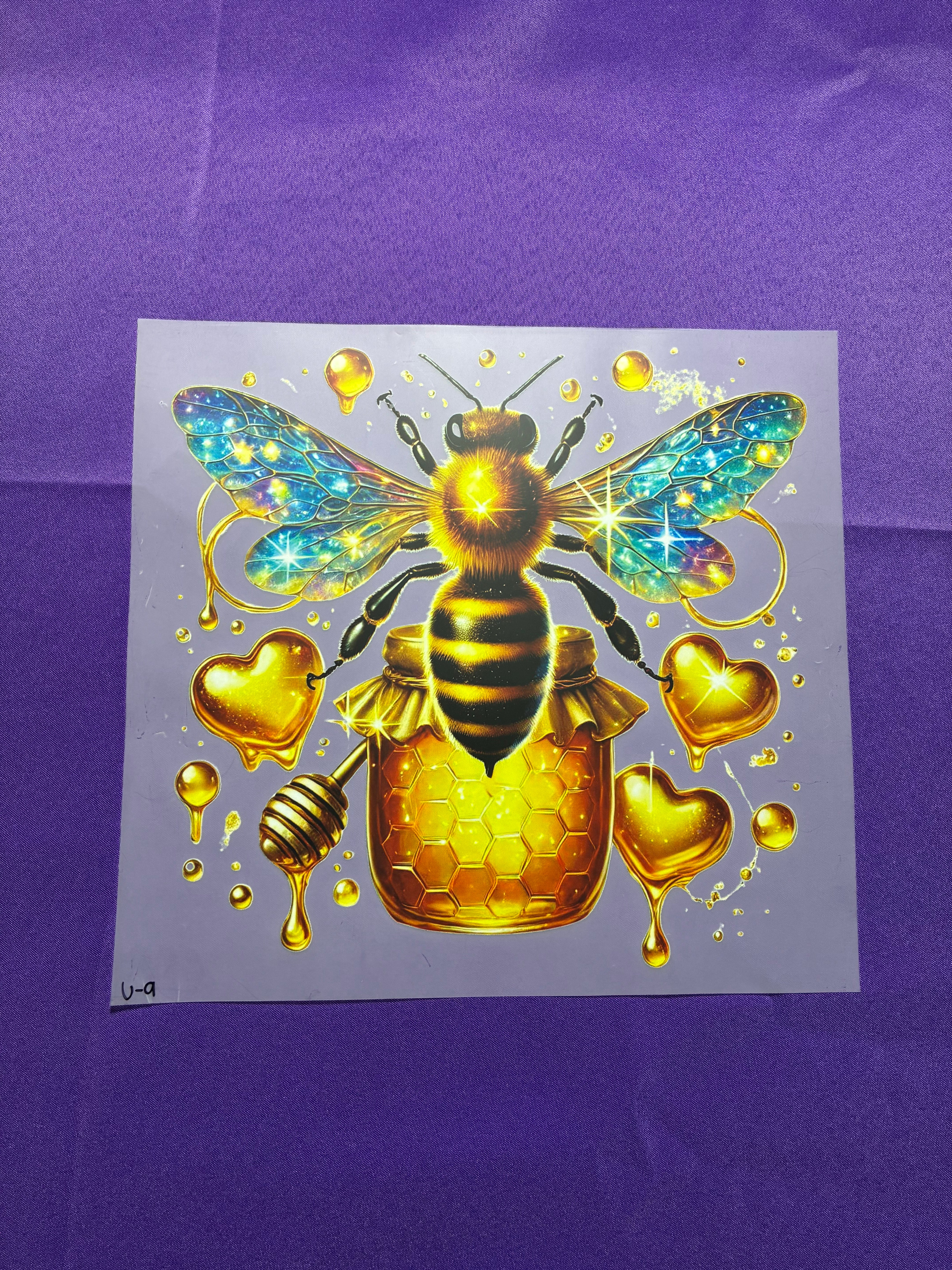 Bee with Honey Shirt Transfers