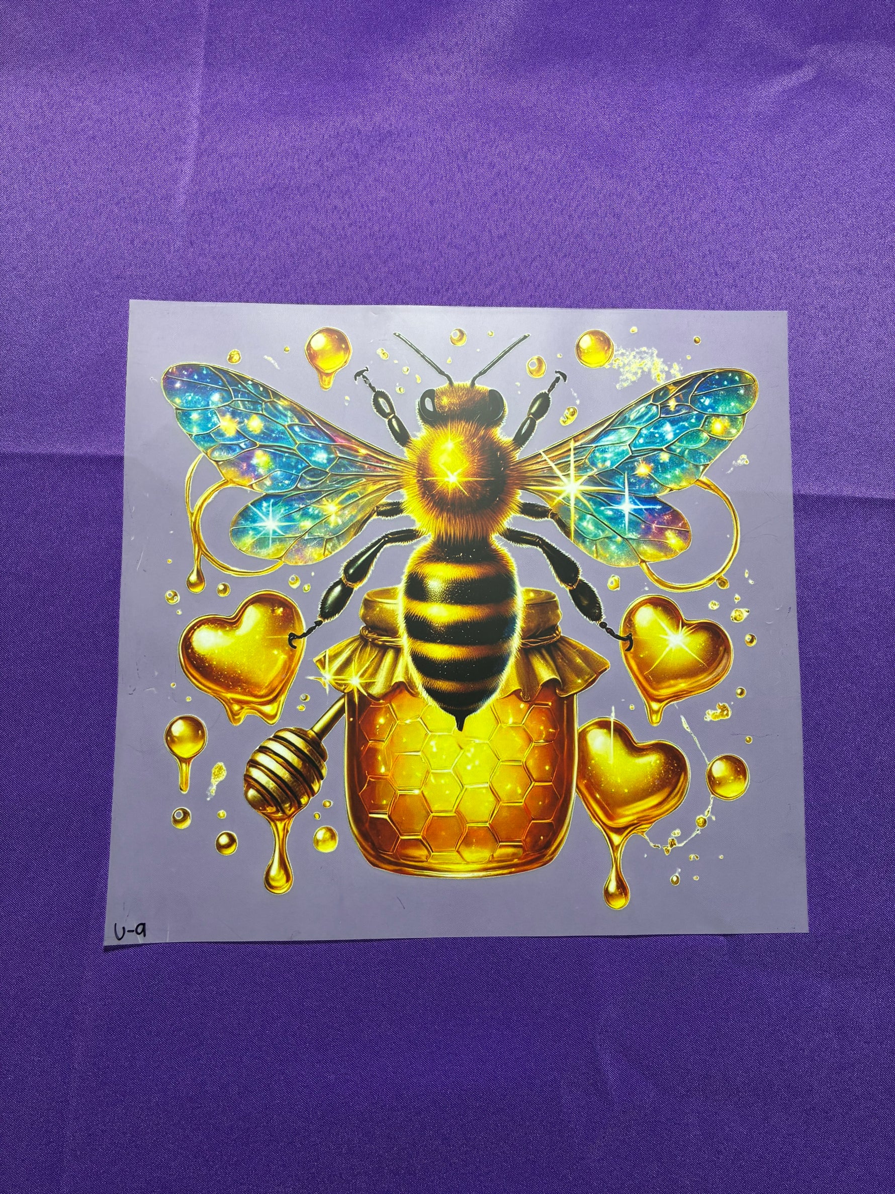 Bee with Honey Shirt Transfers