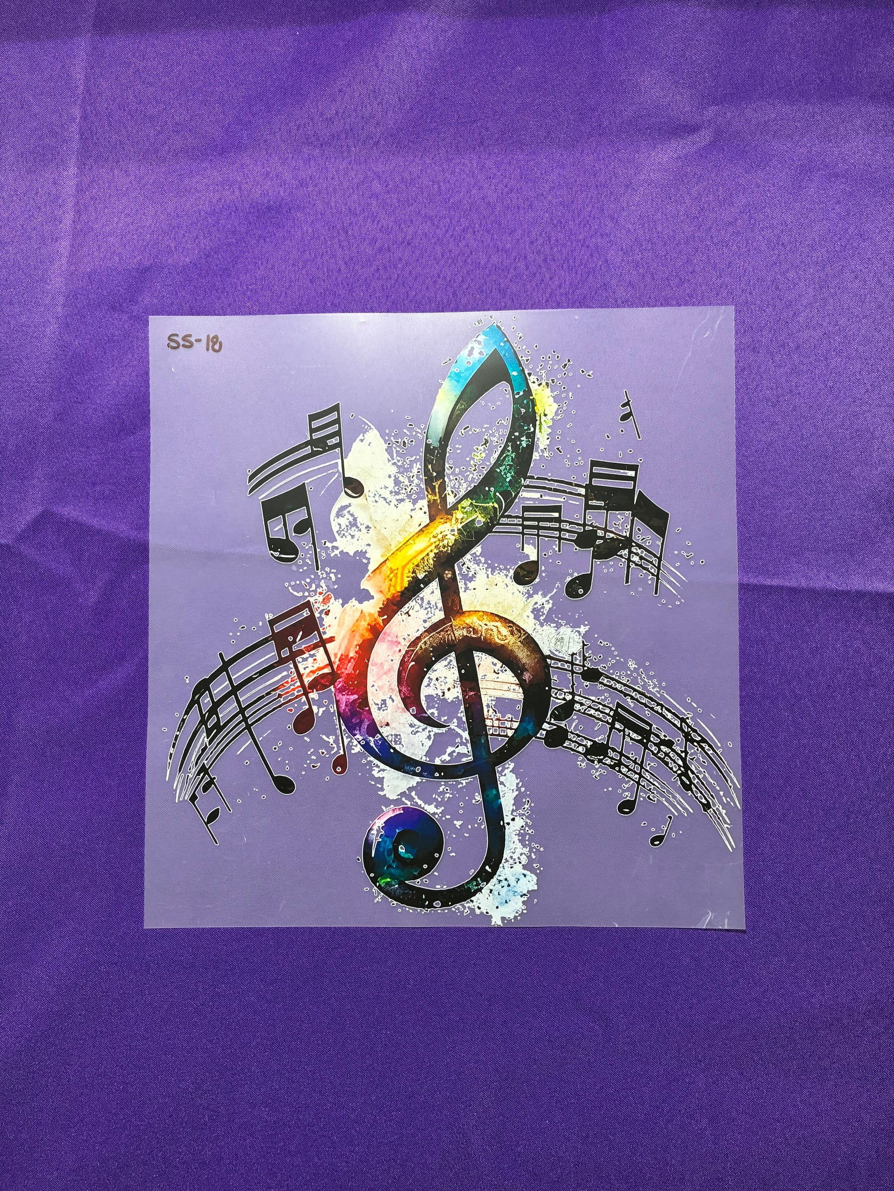 Music Shirt Transfers