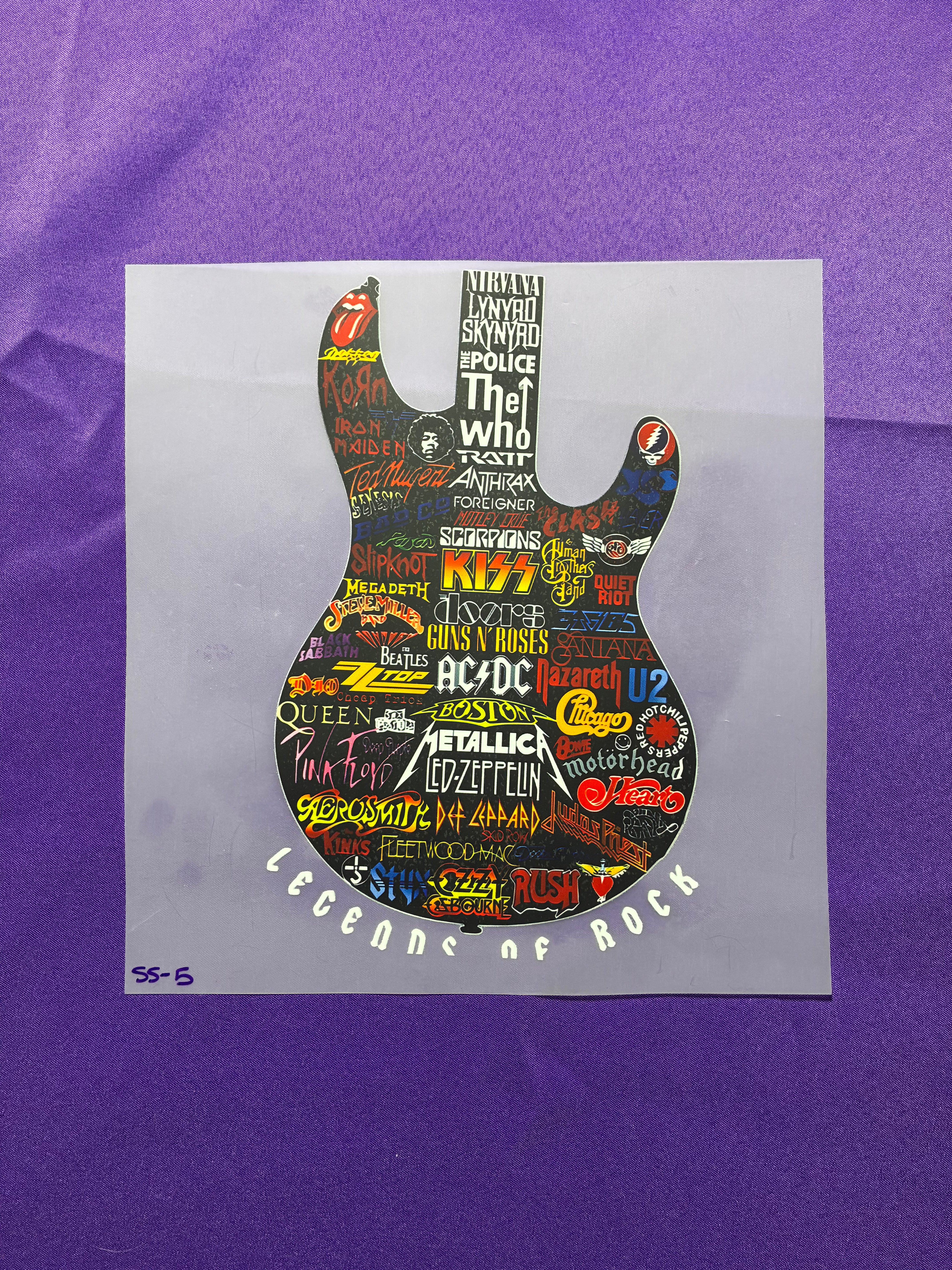 Legends of Rock DTF Transfers