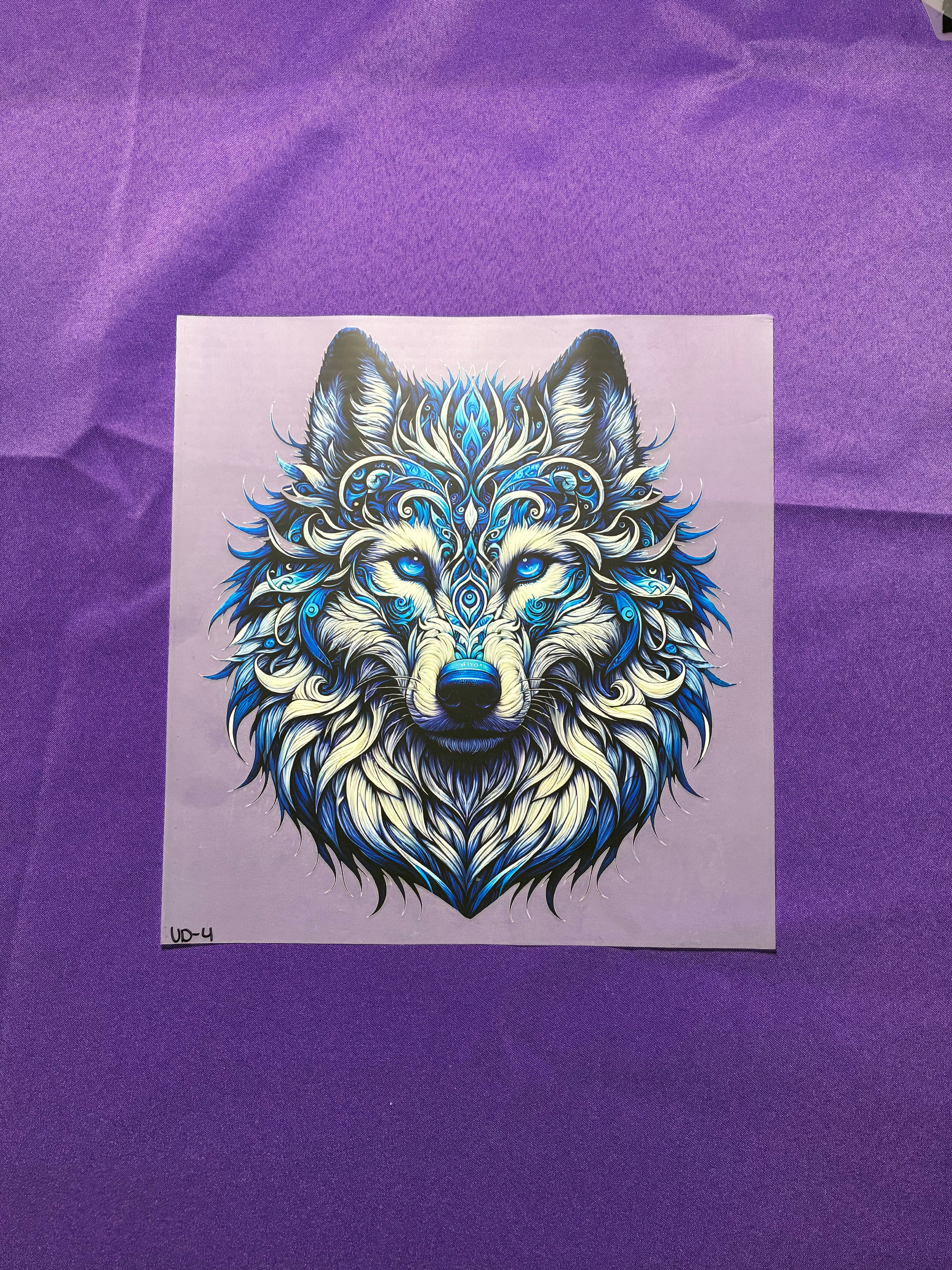 Blue Wolf DTF Transfers