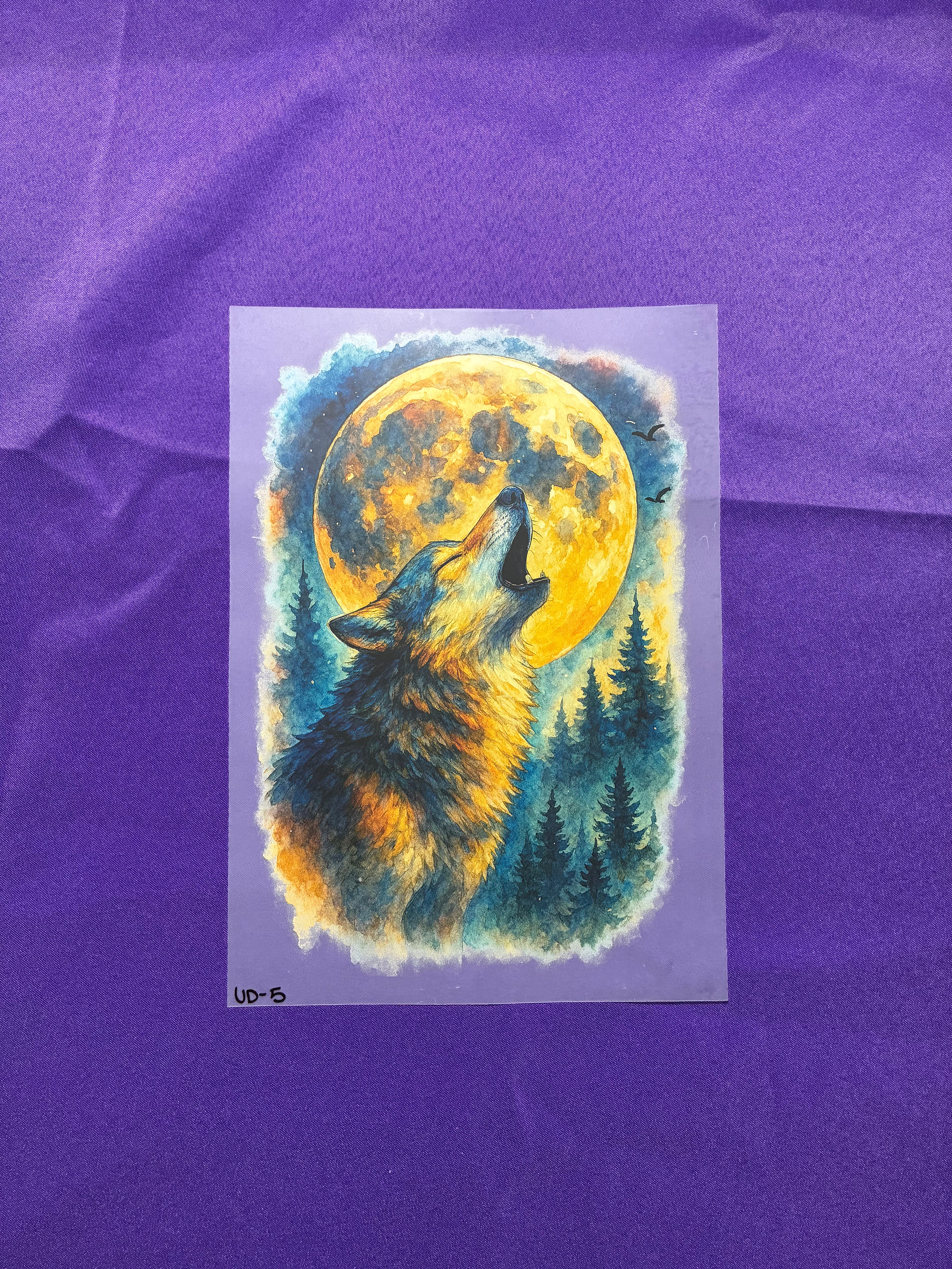 Howling Wolf DTF Transfers