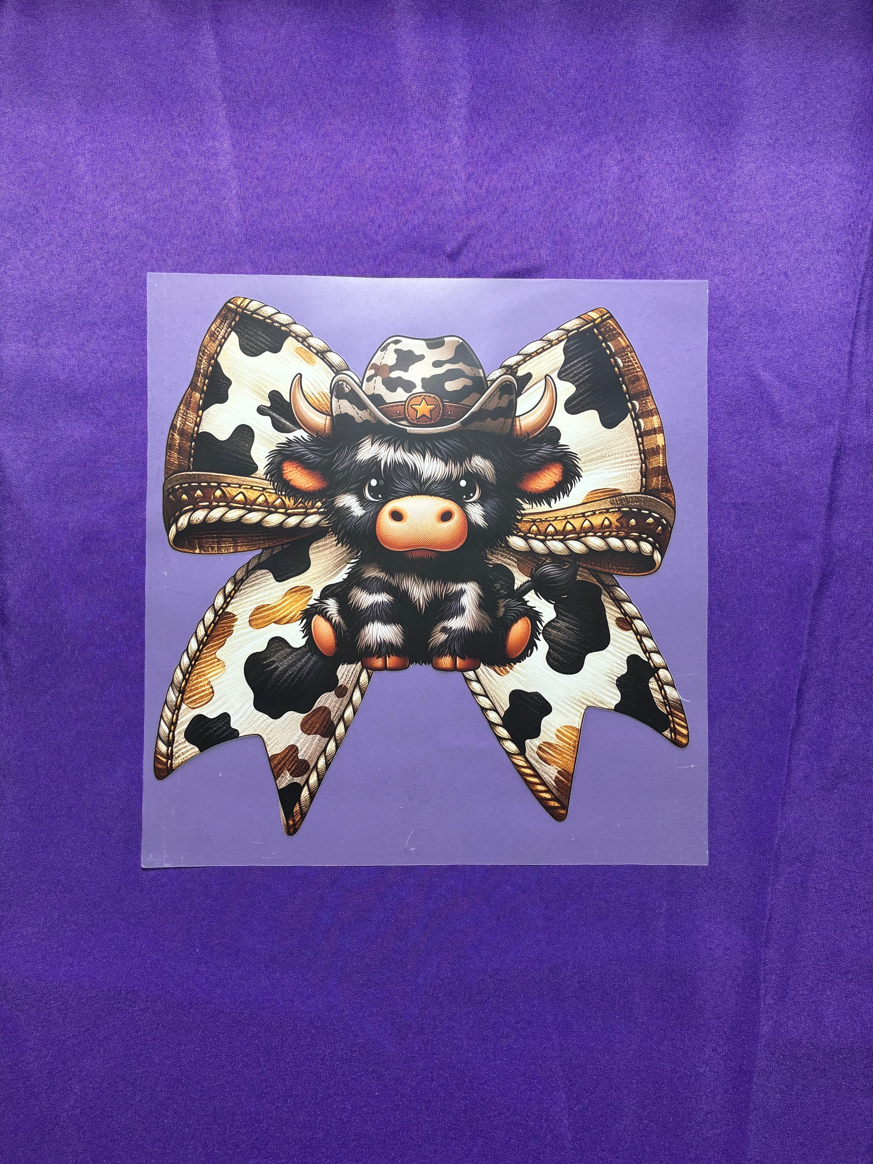 Western Cow Shirt Transfer