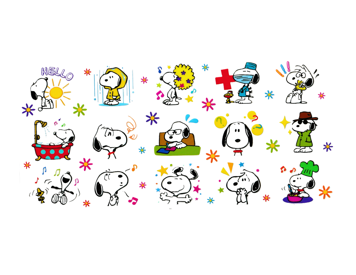 16oz Cup Wrap Snoopy