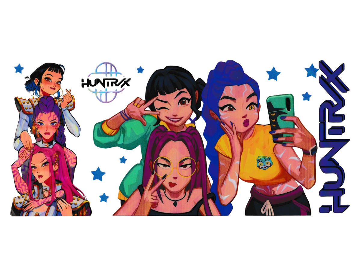 16oz Cup Wrap Huntrix