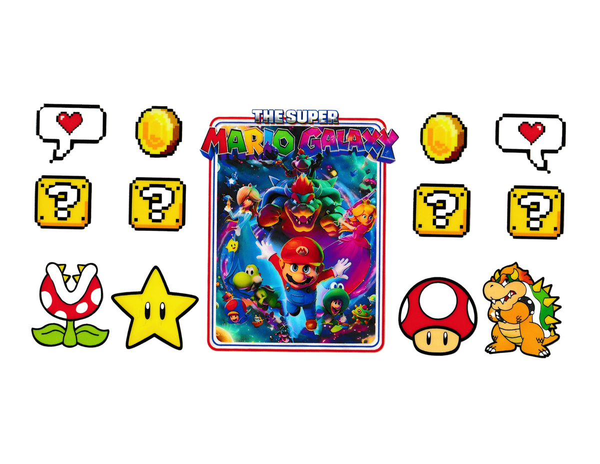 16oz Cup Wrap Mario
