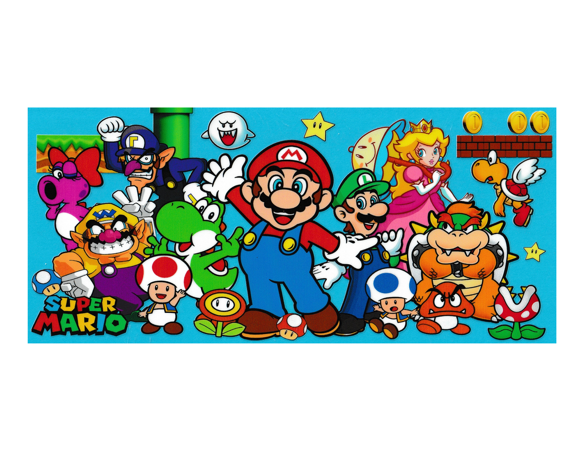 16oz Cup Wrap Mario