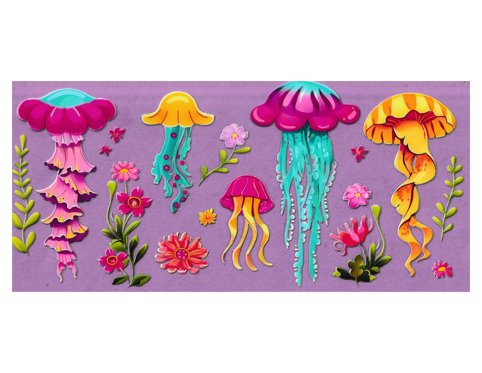 16oz Cup Wrap Jellyfish