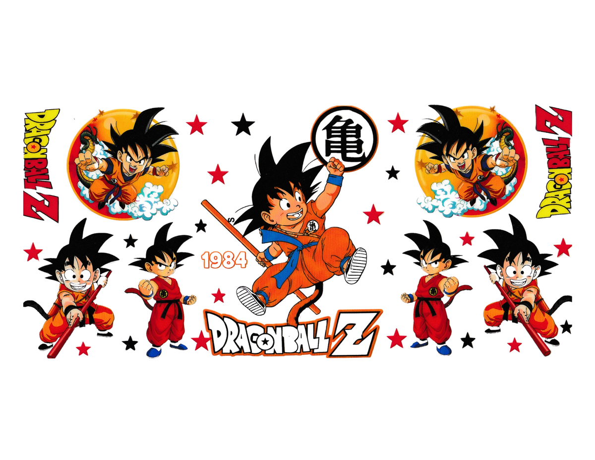 16oz Cup Wrap Anime Dragon Ball Z