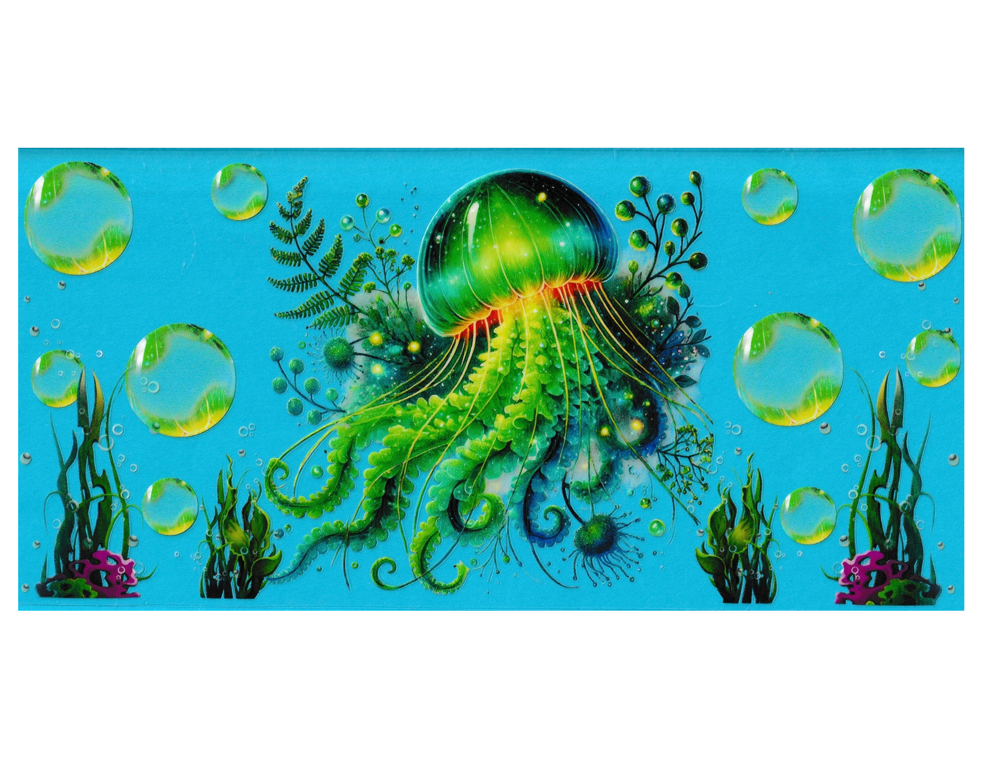 16oz Cup Wrap Jellyfish