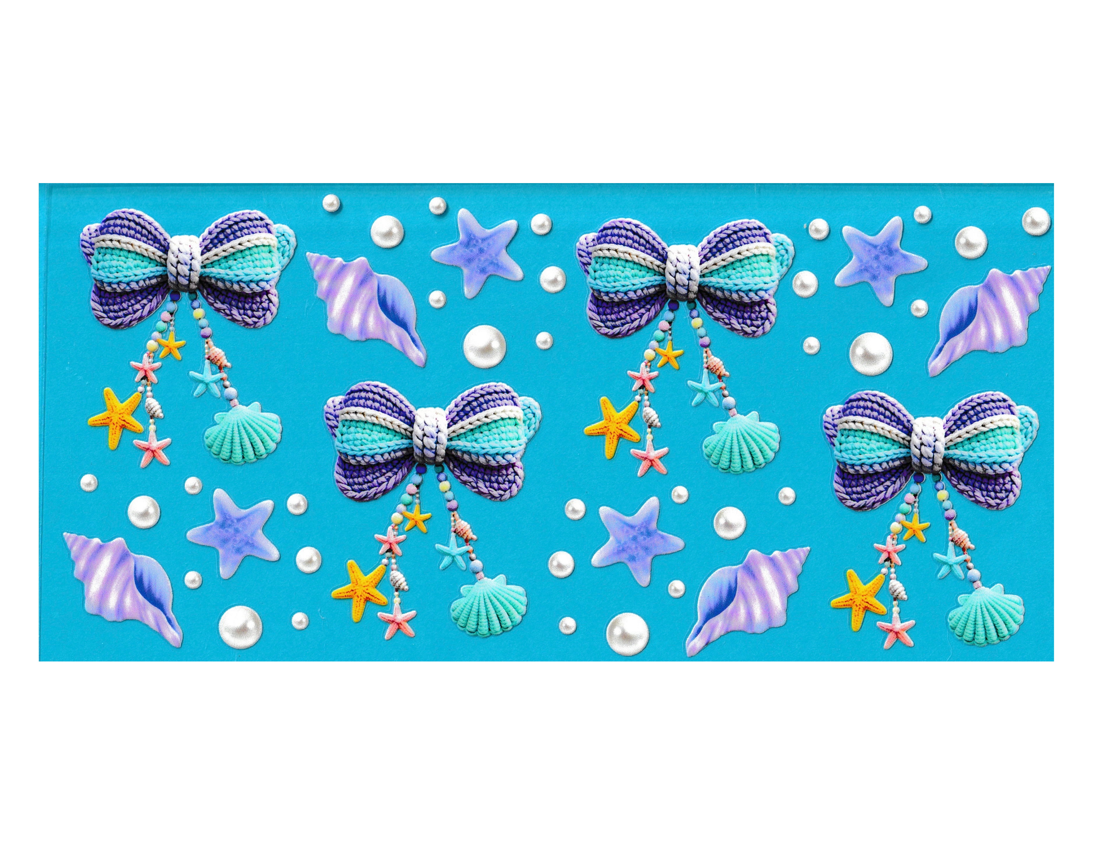 16oz Cup Wrap Seashells