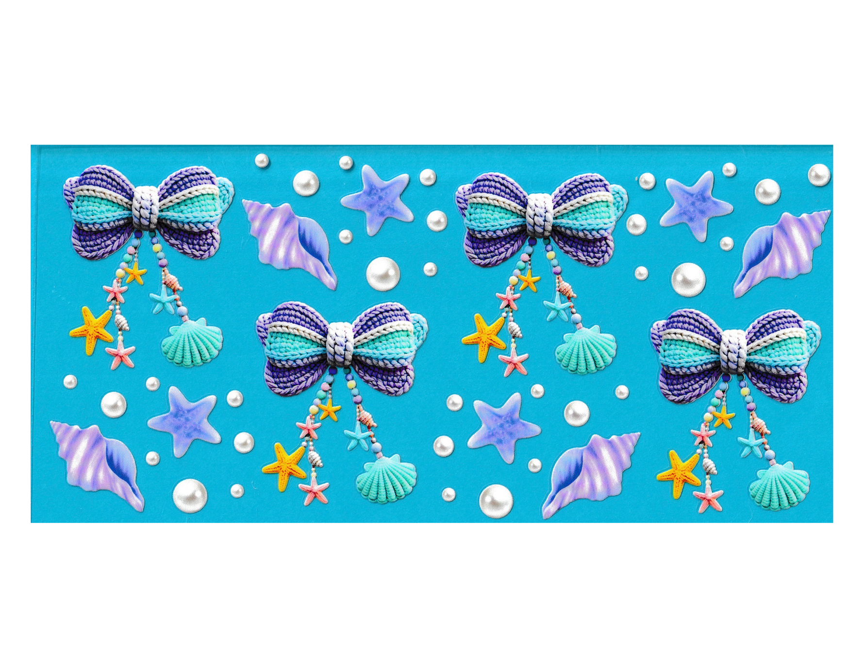 16oz Cup Wrap Seashells