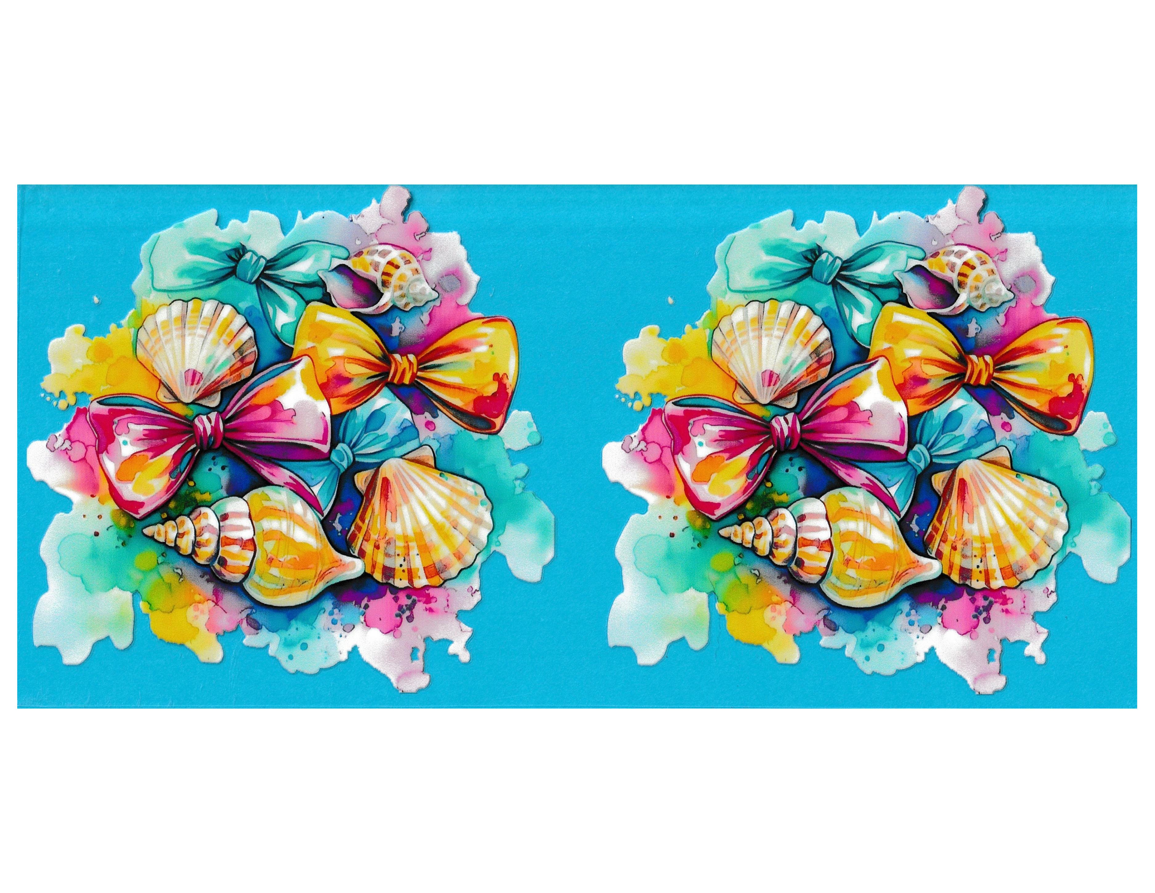 16oz Cup Wrap Seashells