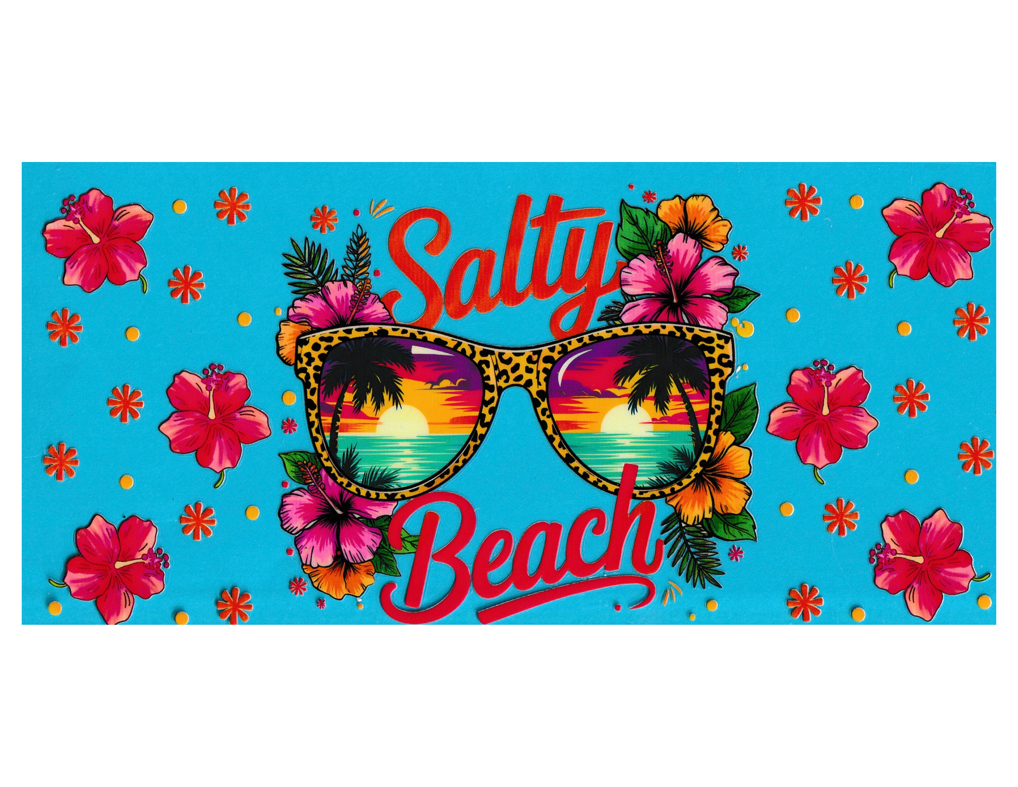 16oz Cup Wrap Salty Beach