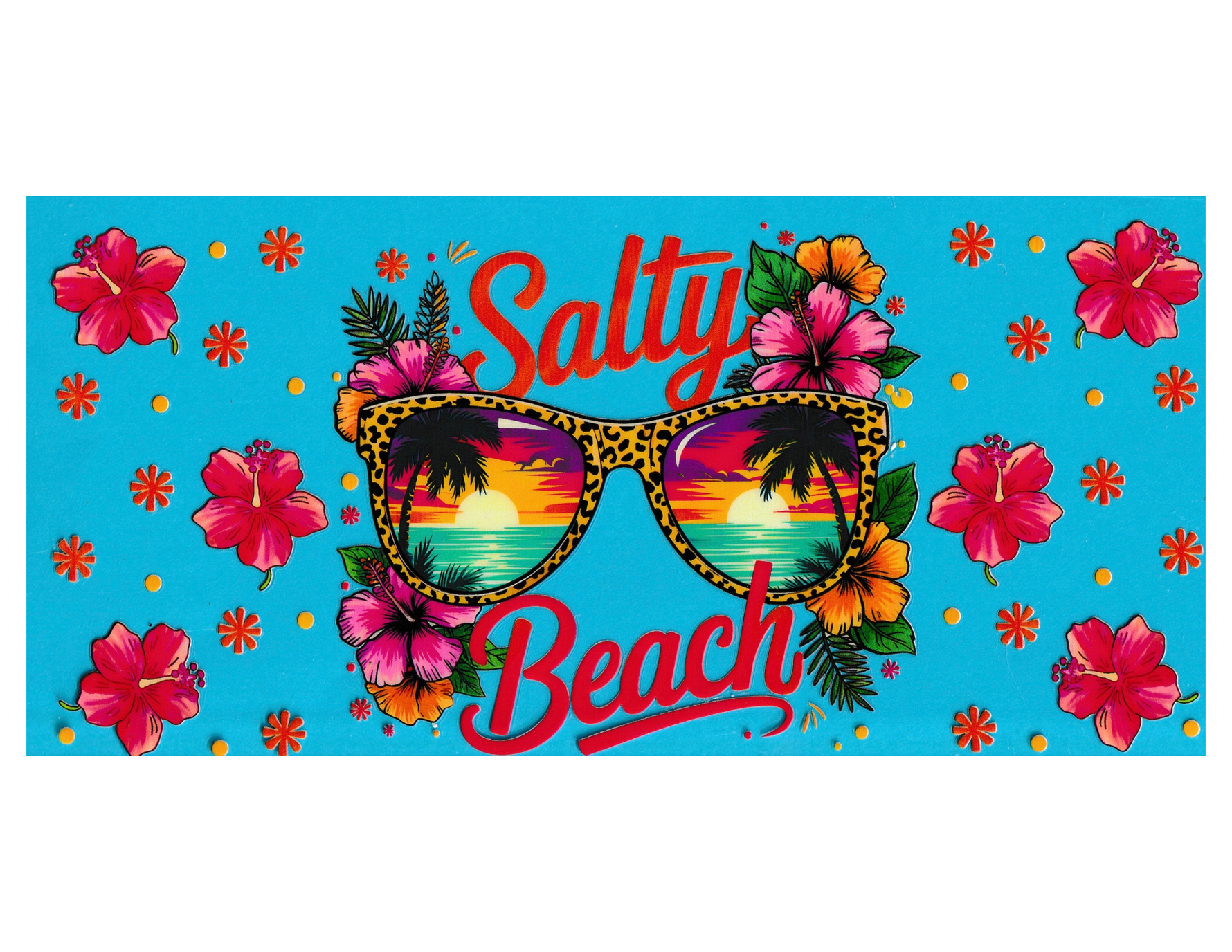 16oz Cup Wrap Salty Beach