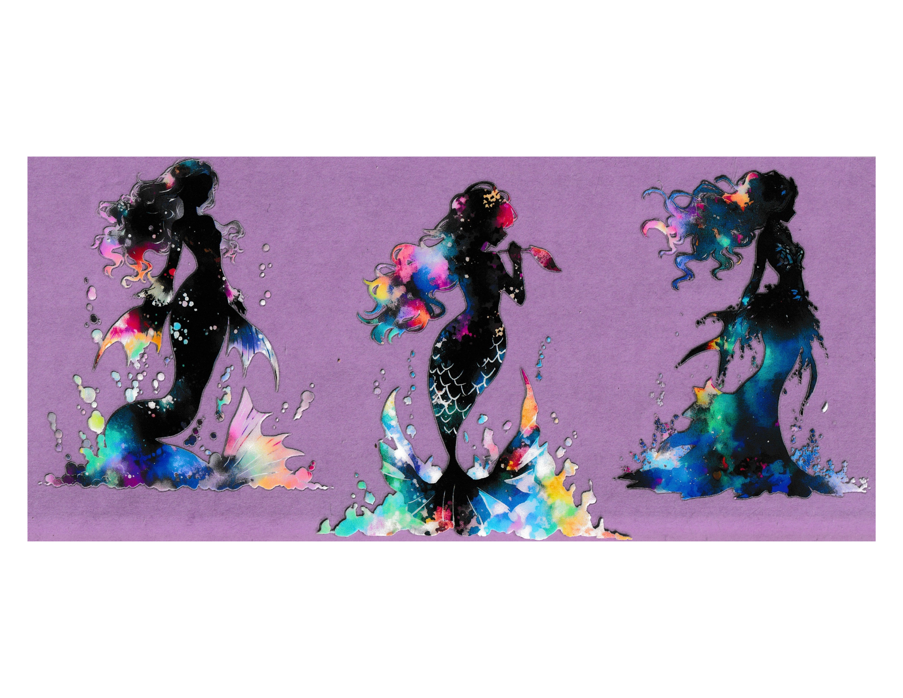 16oz Cup Wrap Mermaid